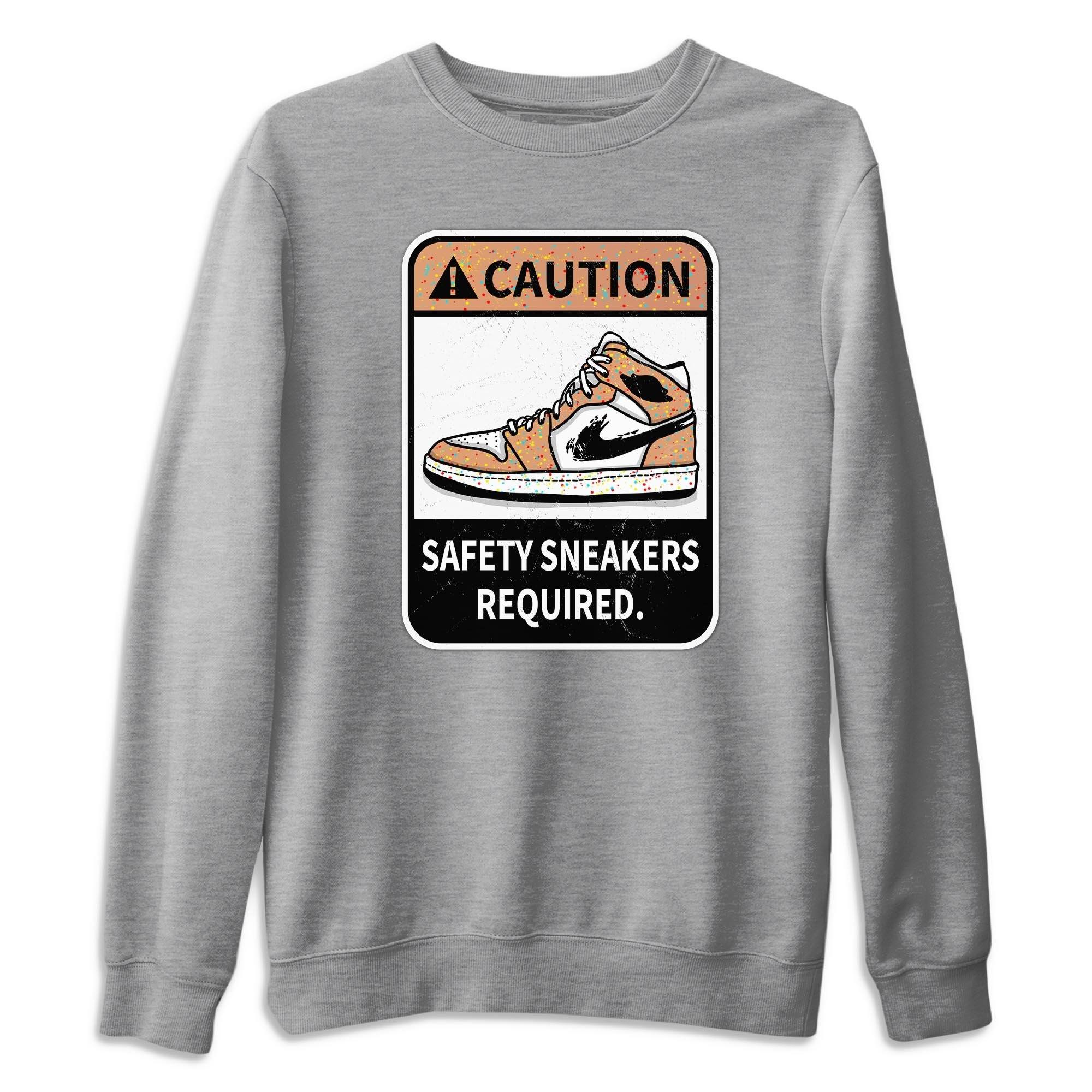Caution Unisex Tops - Air Jordan 1 Brushstroke