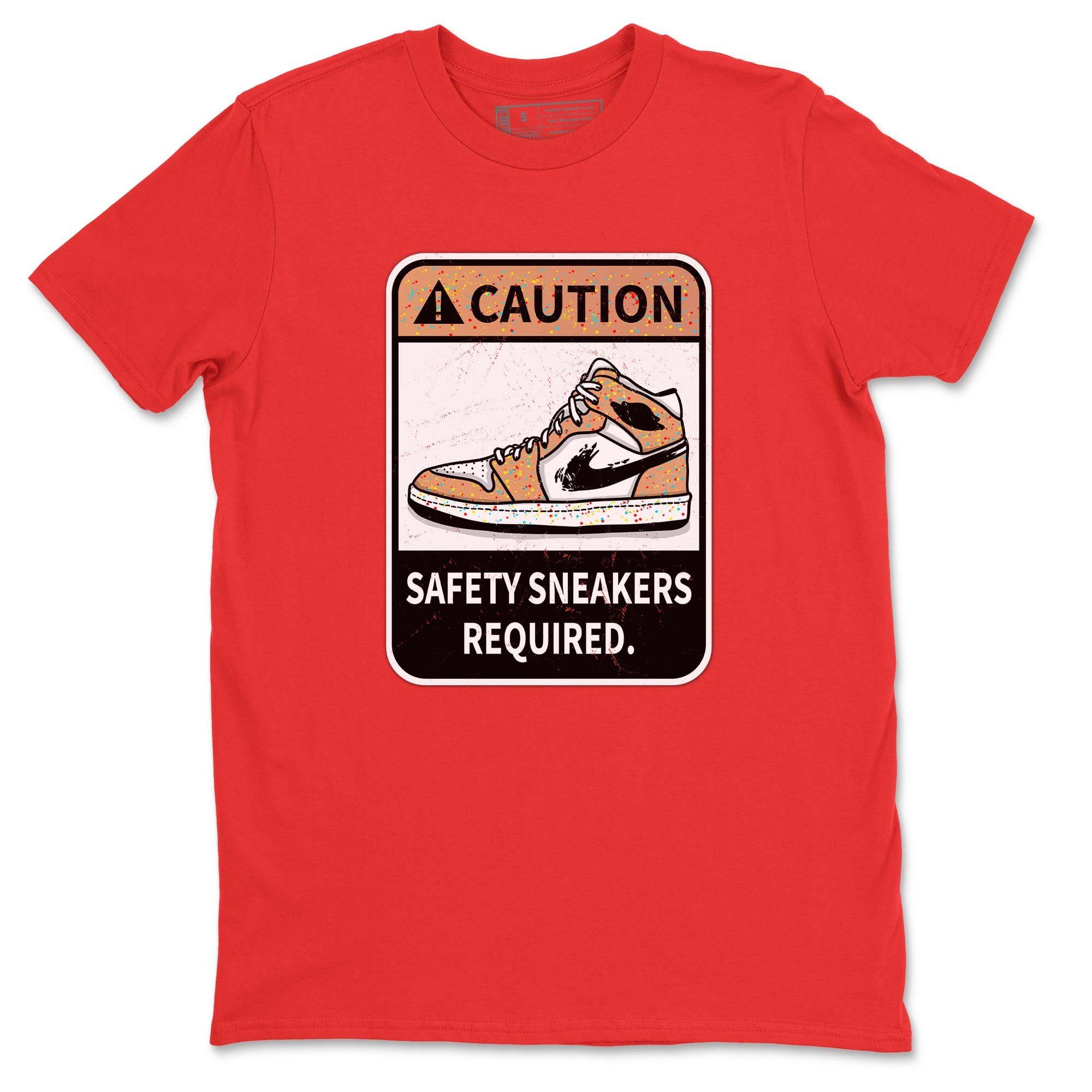 Caution Unisex Tops - Air Jordan 1 Brushstroke