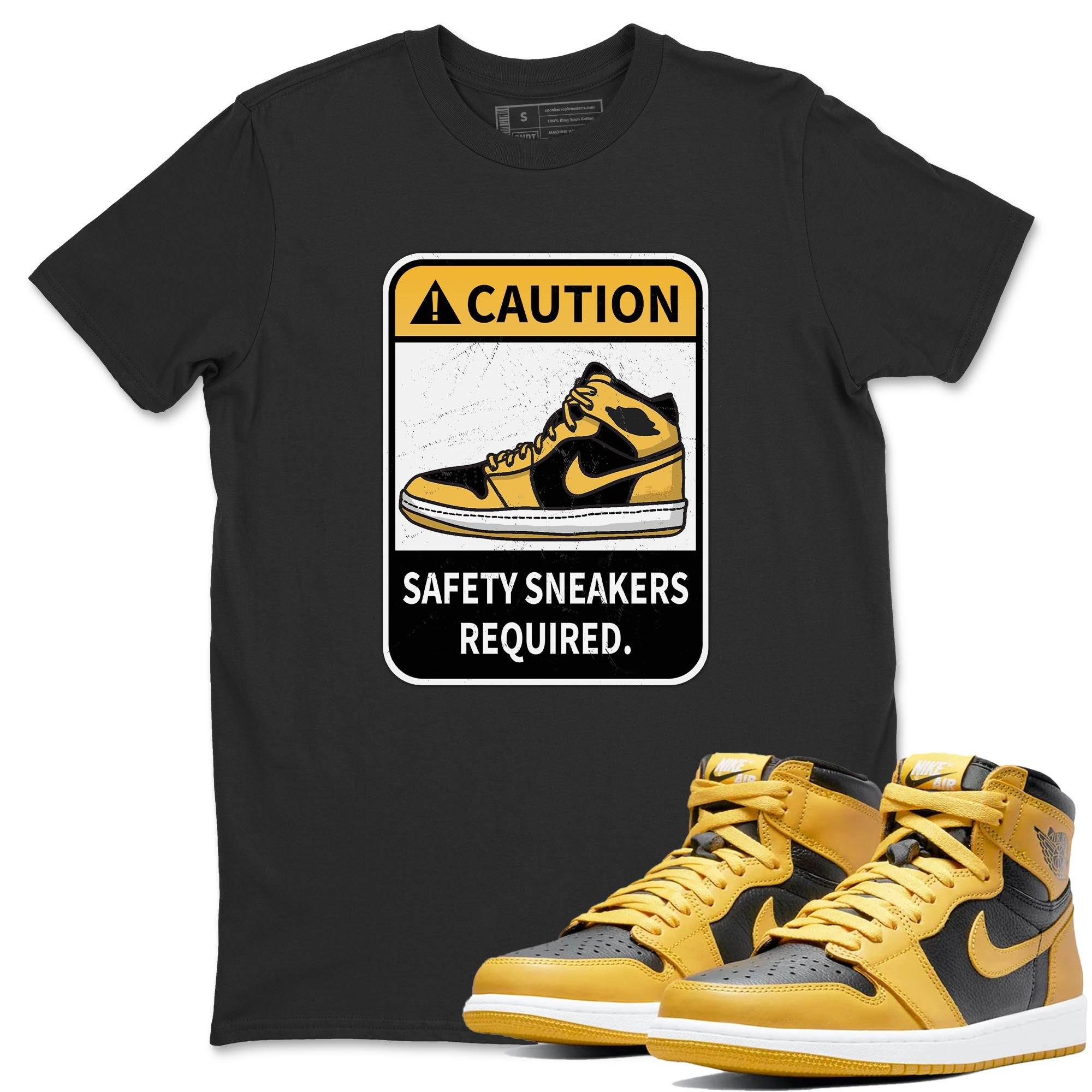 Caution Unisex Tops - Air Jordan 1 Pollen