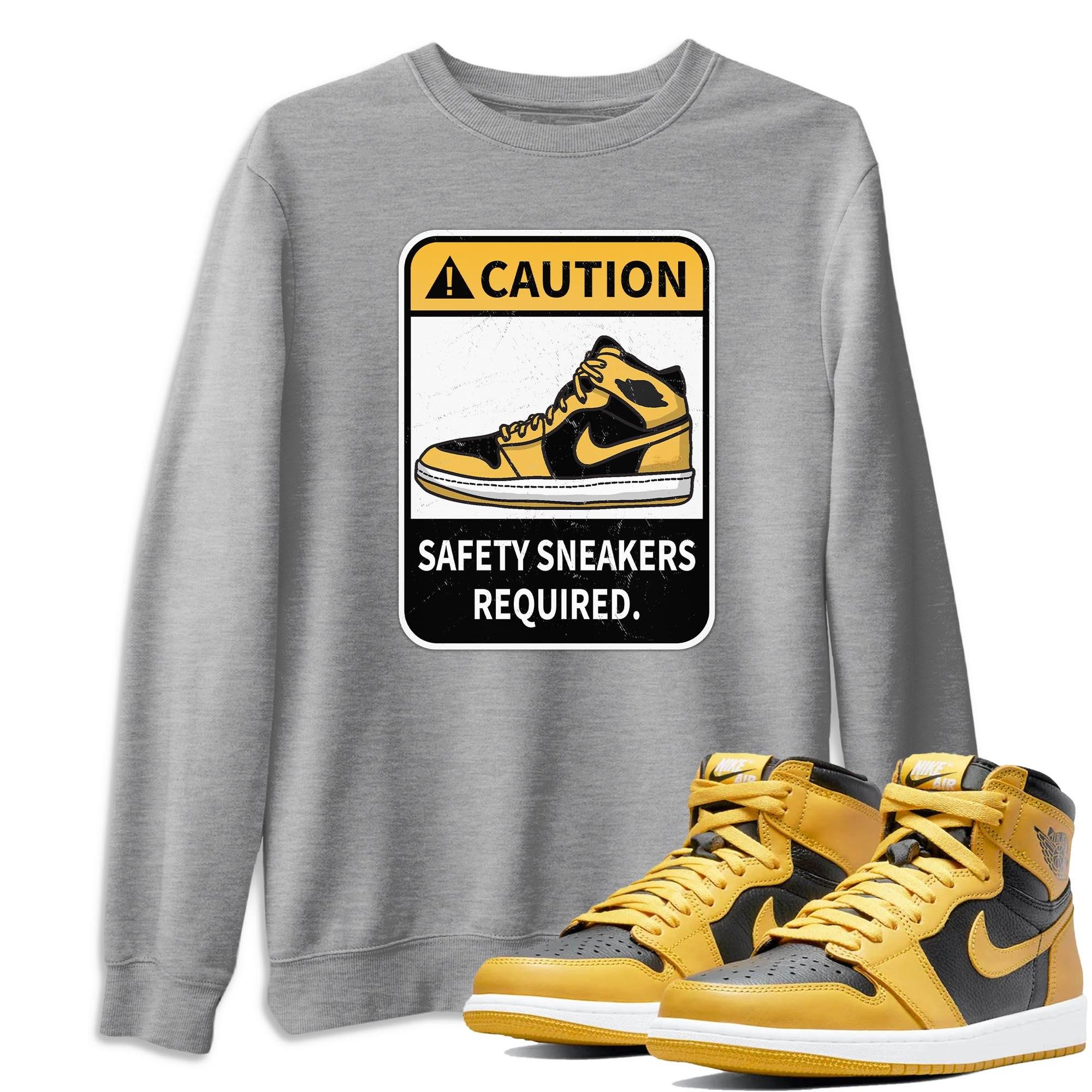 Caution Unisex Tops - Air Jordan 1 Pollen