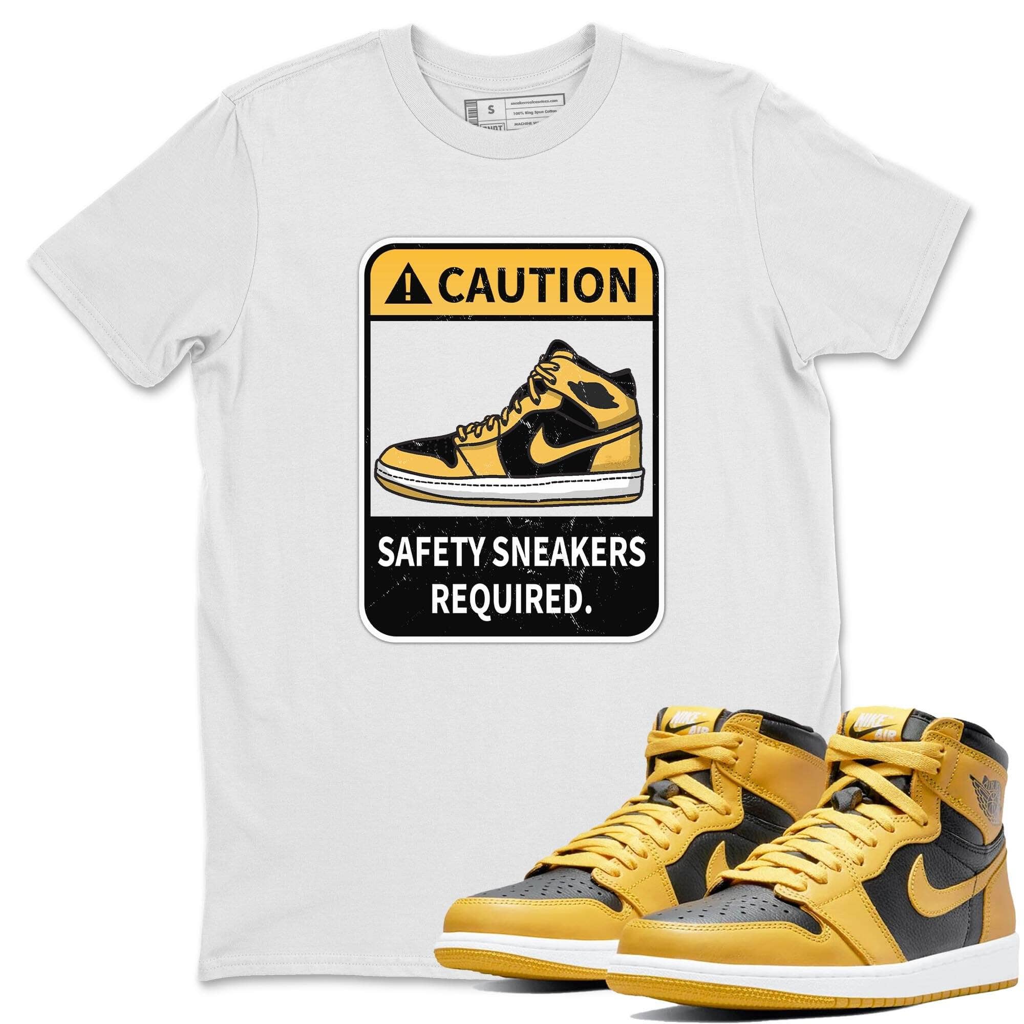 Caution Unisex Tops - Air Jordan 1 Pollen