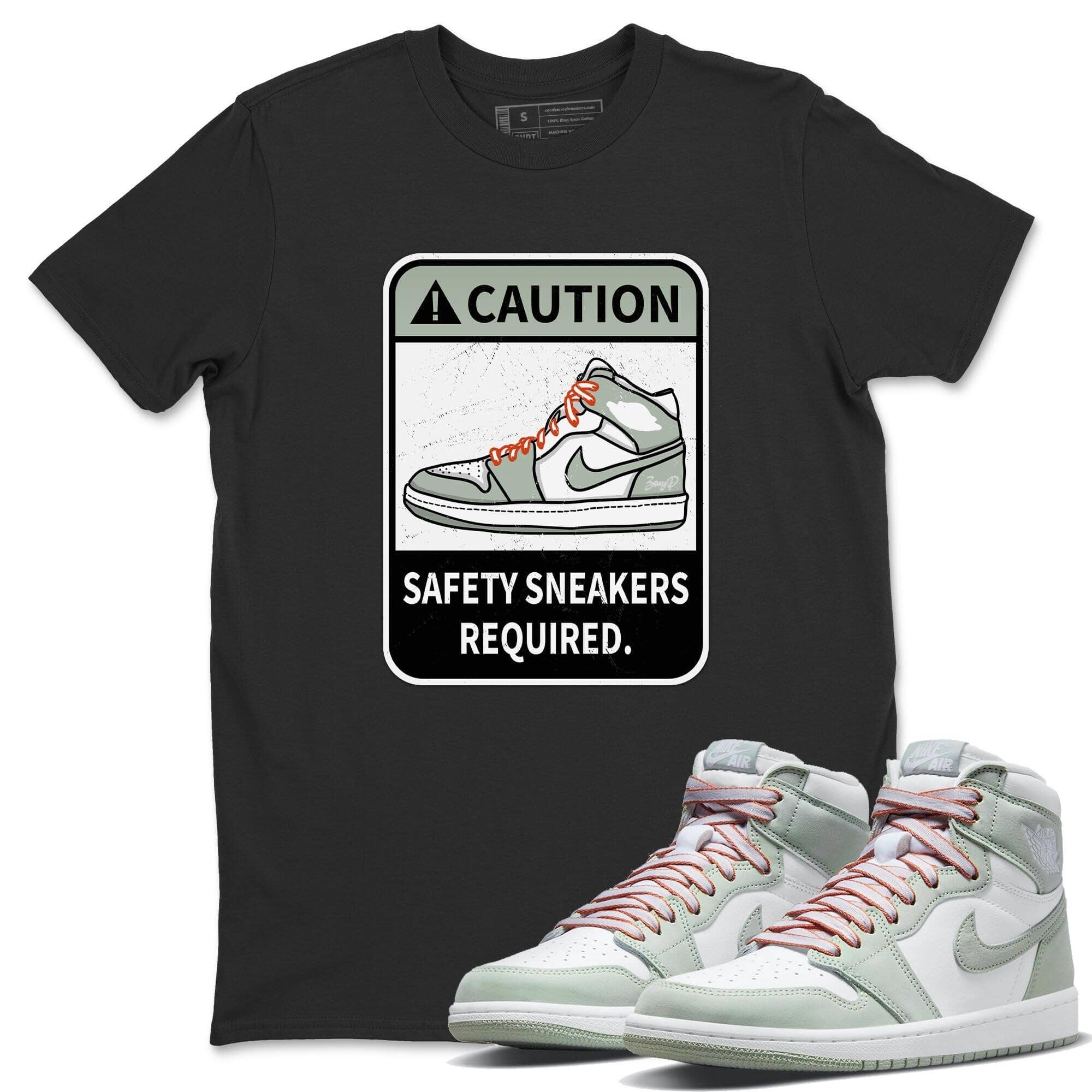 Caution Unisex Tops - Air Jordan 1 Seafoam