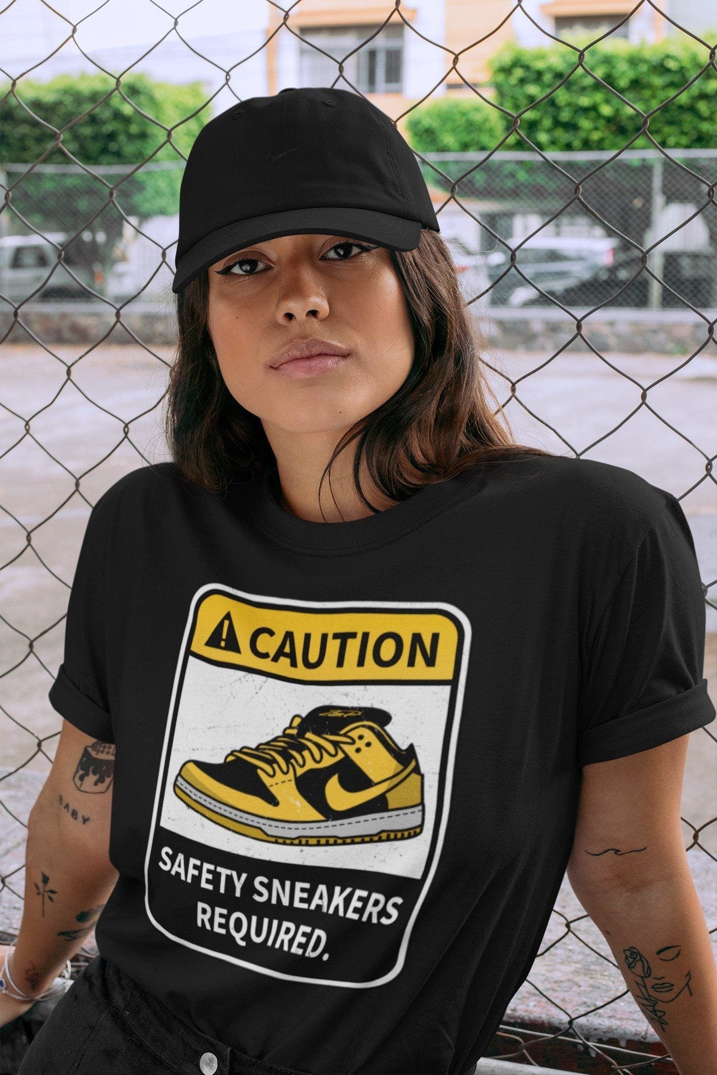 Caution Unisex Tops - Dunk Championship Goldenrod