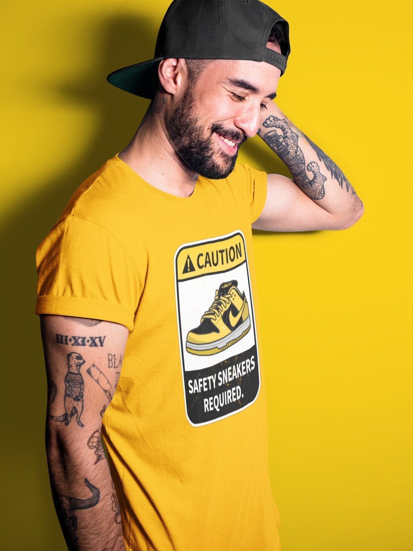 Caution Unisex Tops - Dunk Championship Goldenrod