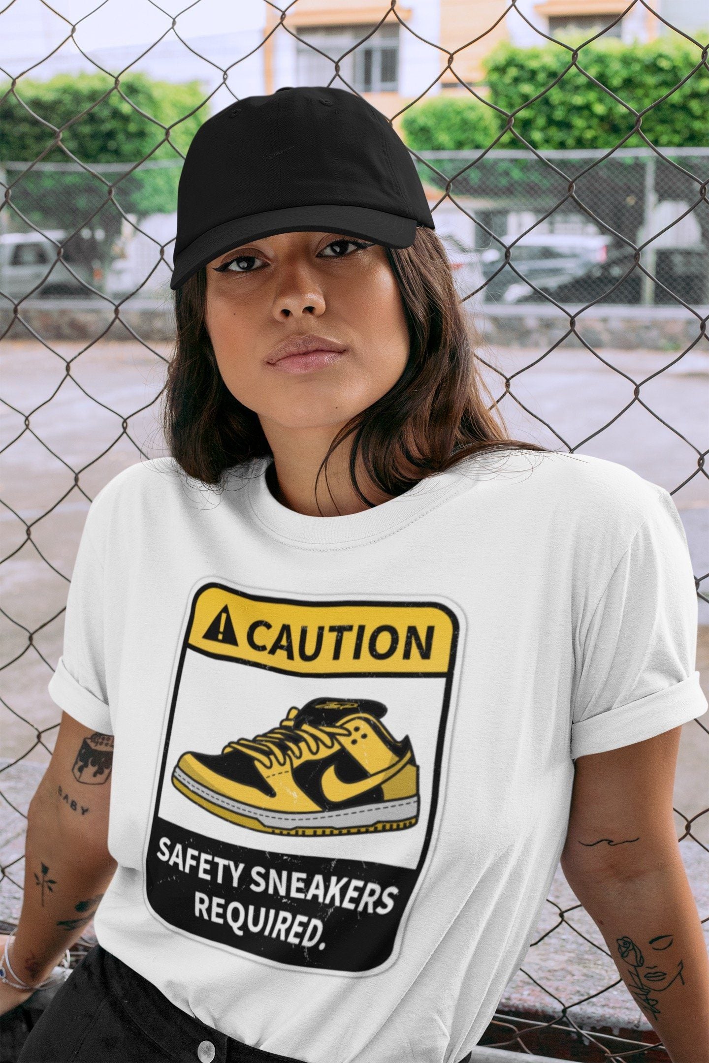 Caution Unisex Tops - Dunk Championship Goldenrod