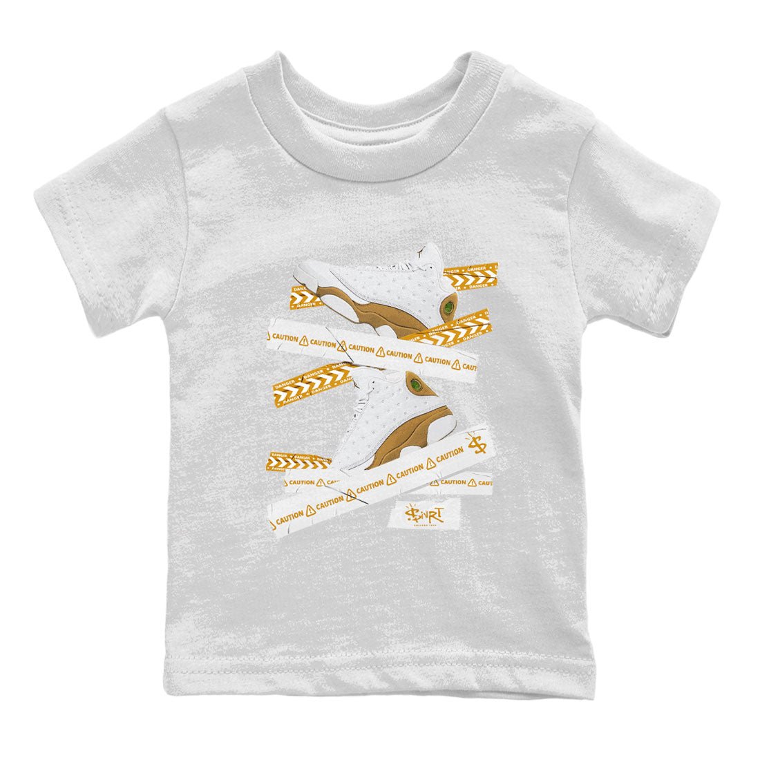 Caution Tape snkmatch Tee Kids - Air Jordan 13 Wheat
