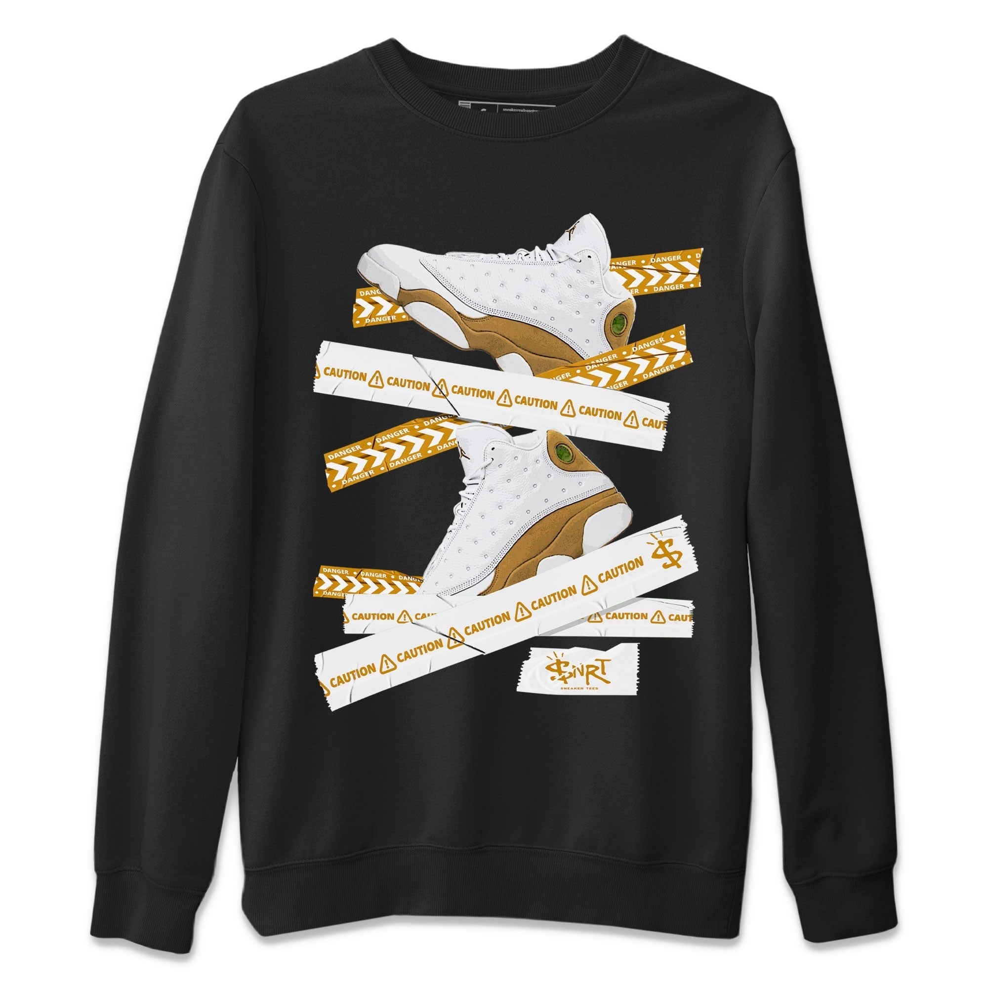 Caution Tape snkmatch Tee - Air Jordan 13 Wheat