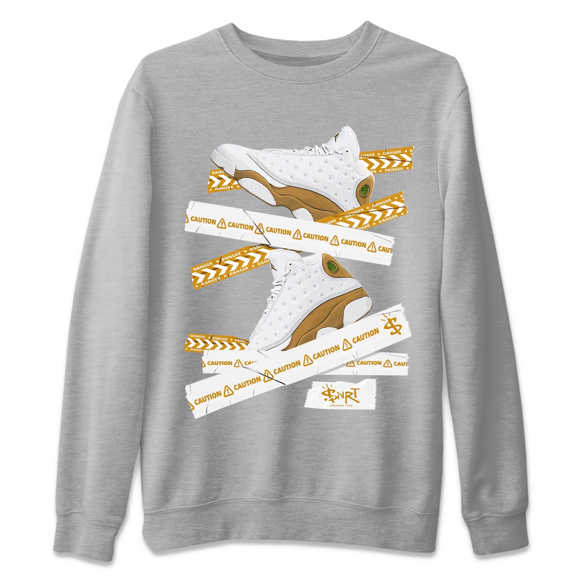 Caution Tape snkmatch Tee - Air Jordan 13 Wheat