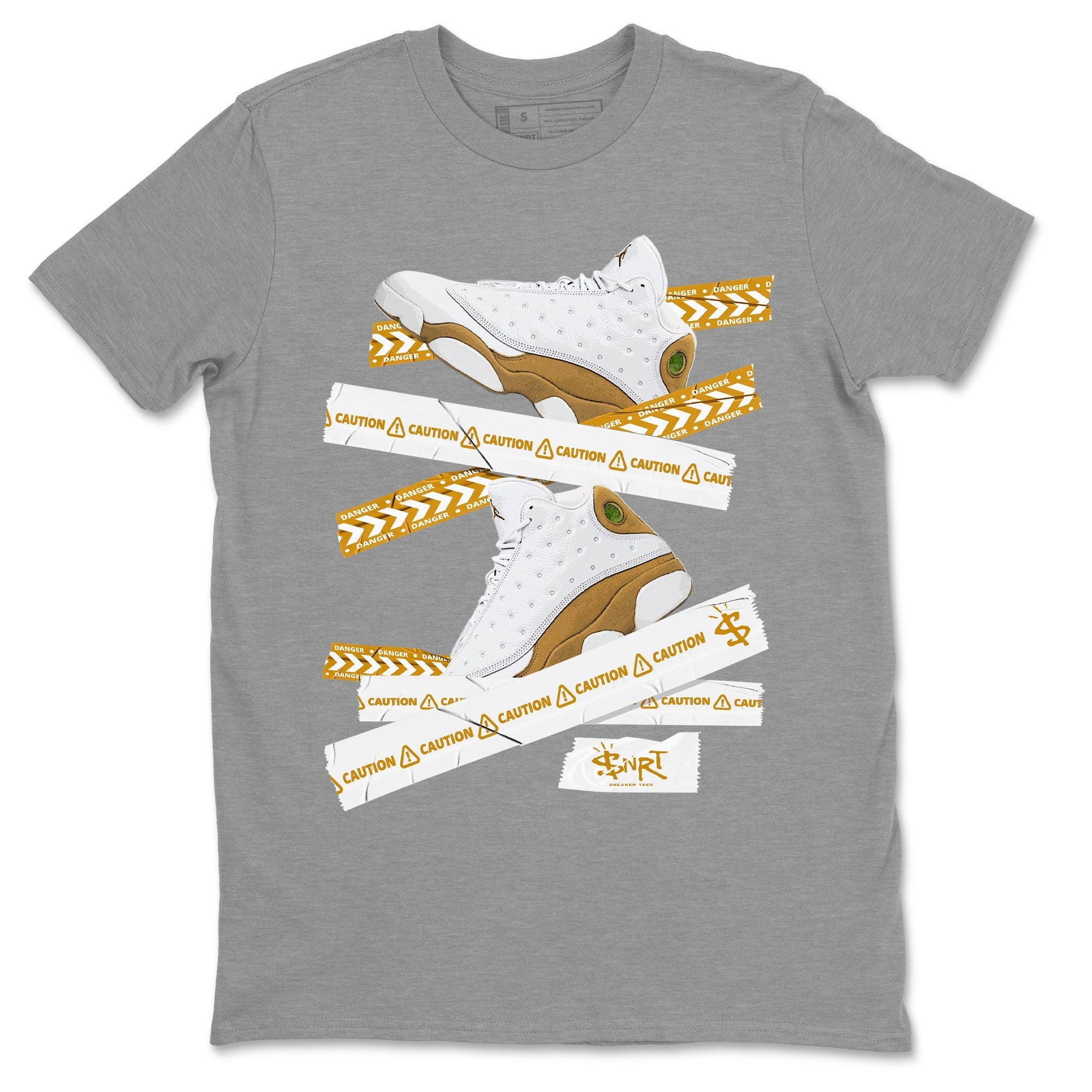 Caution Tape snkmatch Tee - Air Jordan 13 Wheat