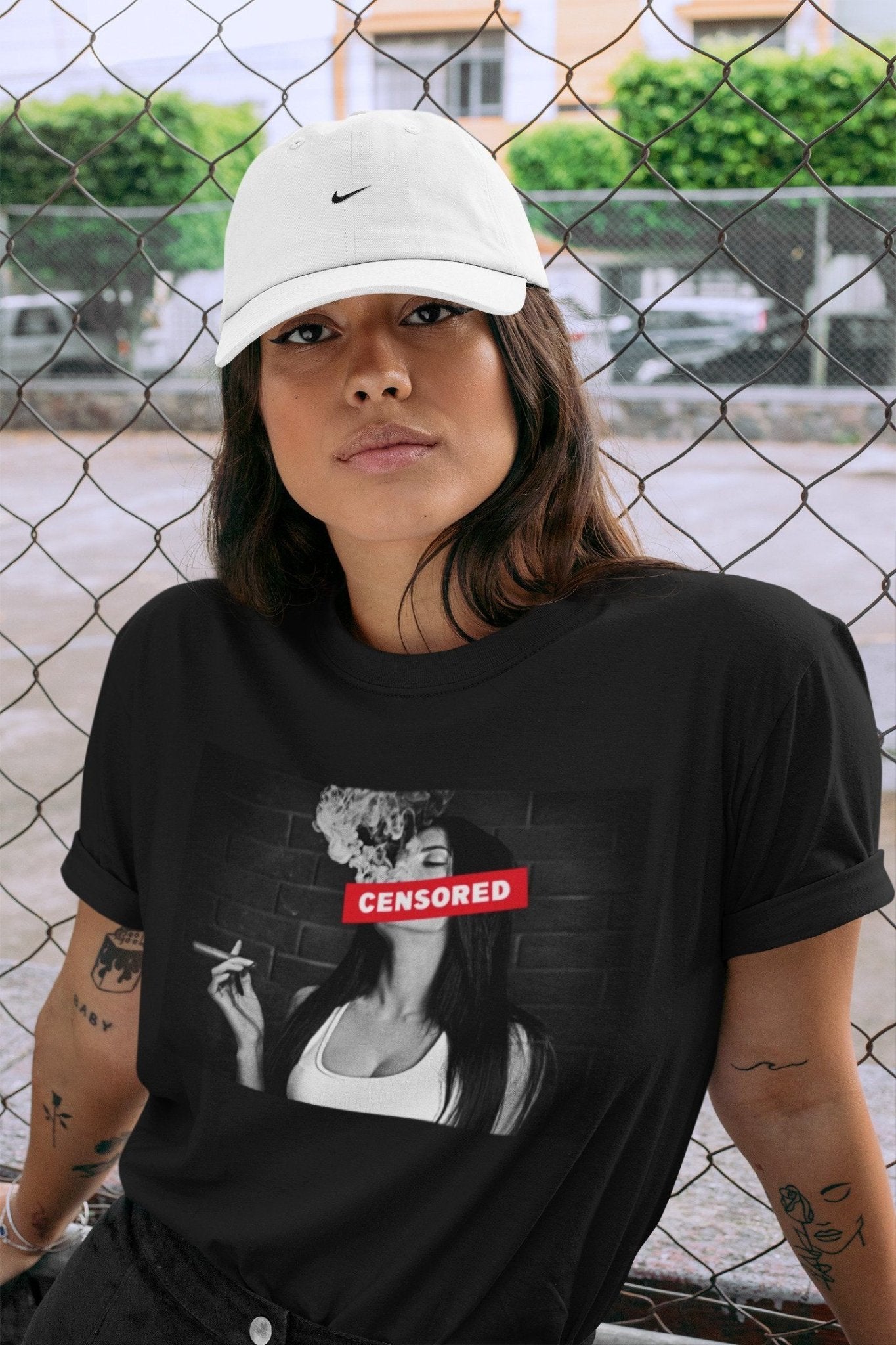 Censored Unisex Tops - Air Jordan 4 Red Thunder