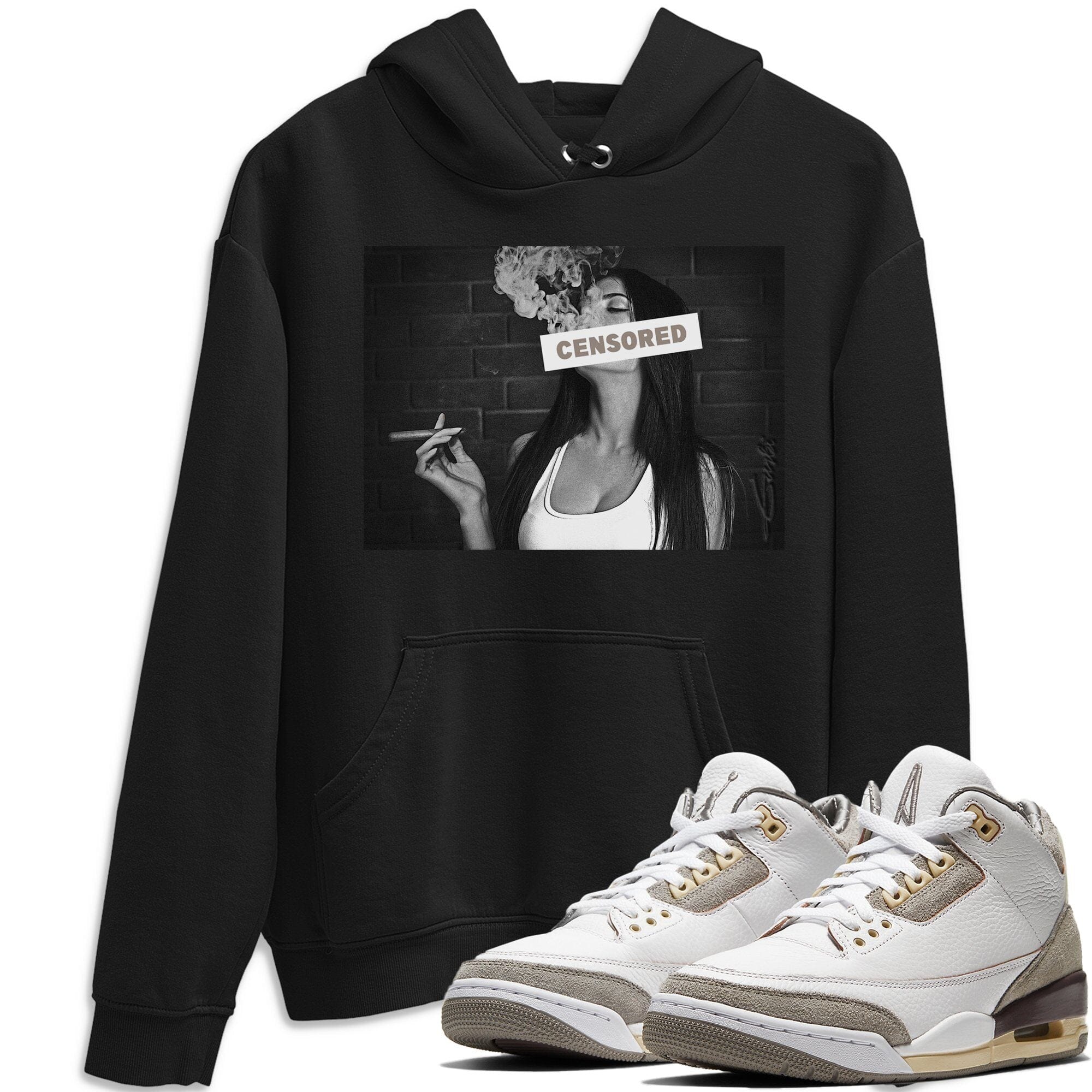 Censored Unisex Tops - Air Jordan 3 A Ma Maniere