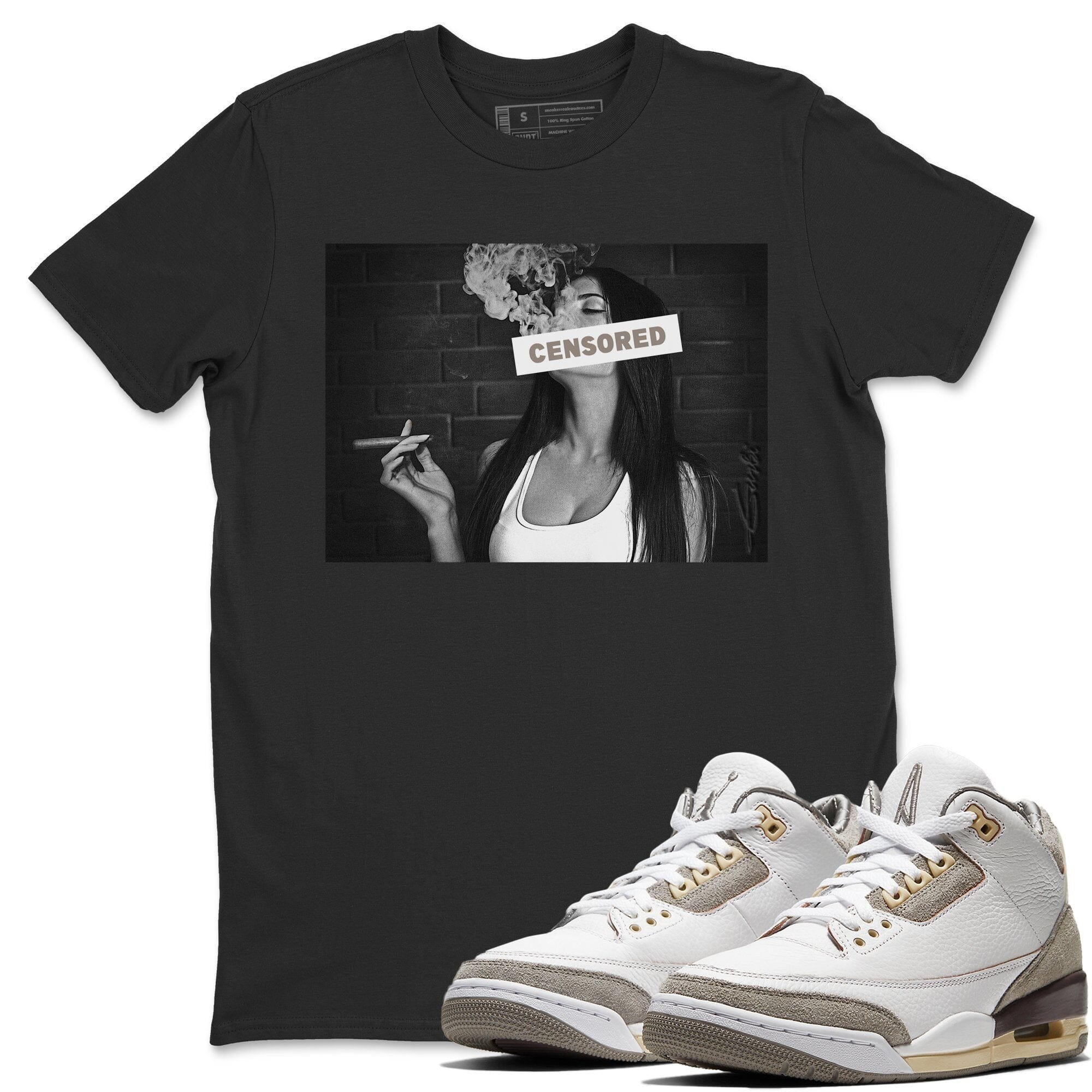 Censored Unisex Tops - Air Jordan 3 A Ma Maniere