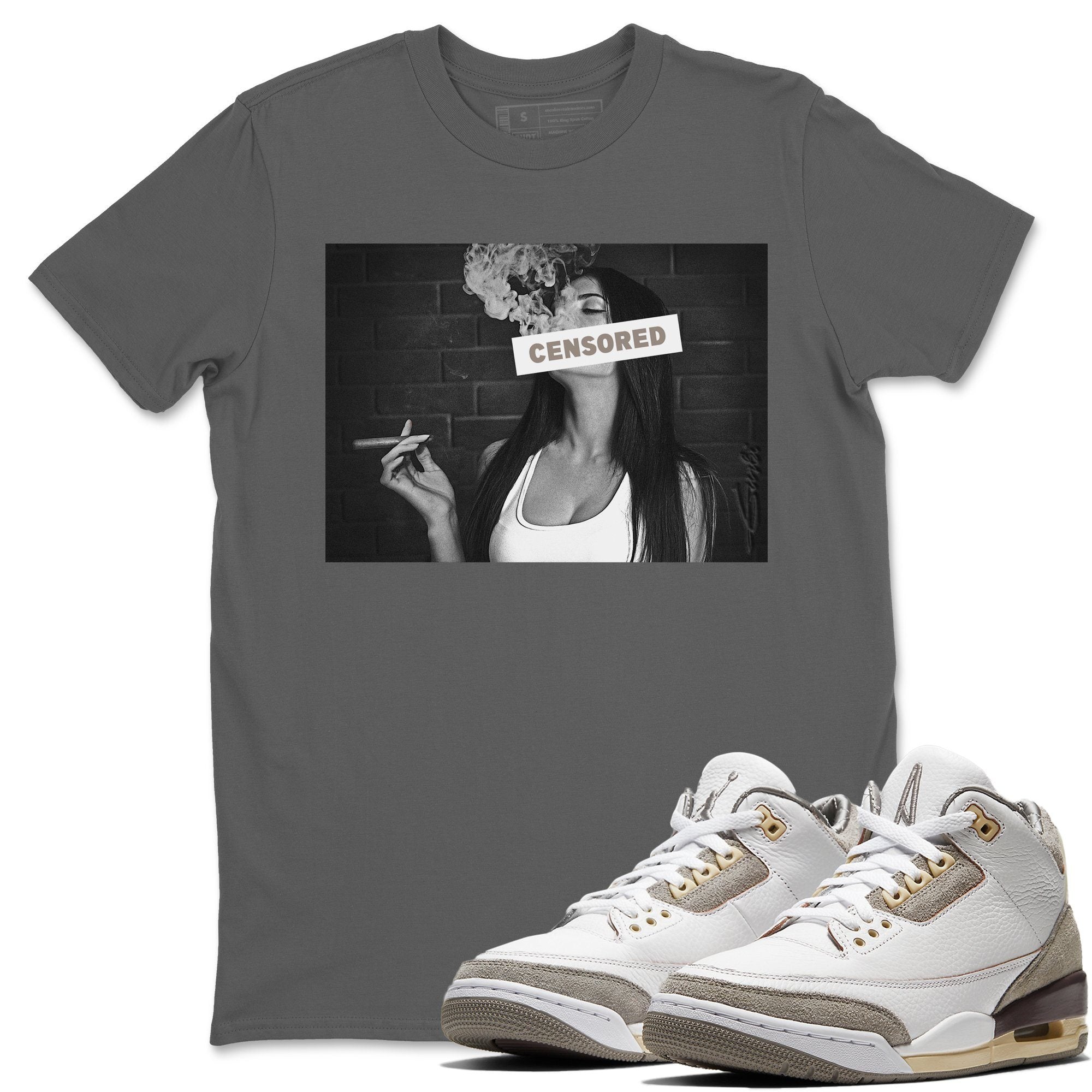 Censored Unisex Tops - Air Jordan 3 A Ma Maniere