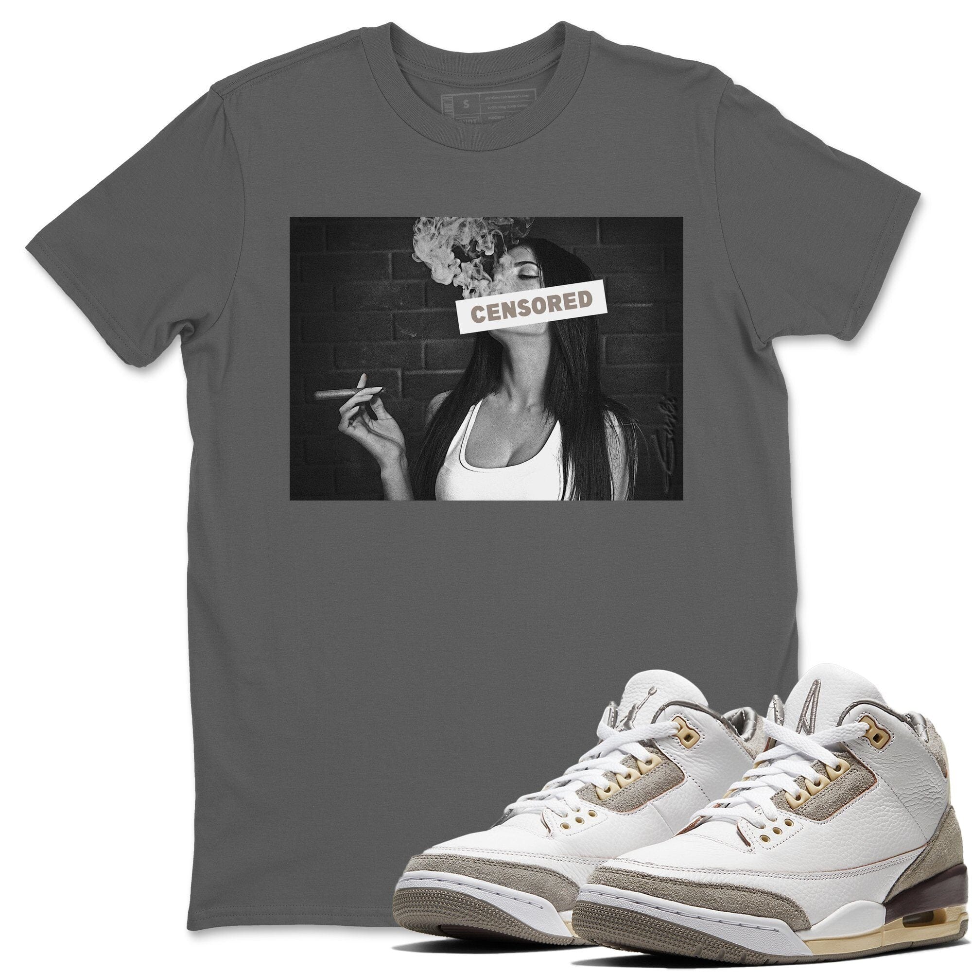 Censored Unisex Tops - Air Jordan 3 A Ma Maniere