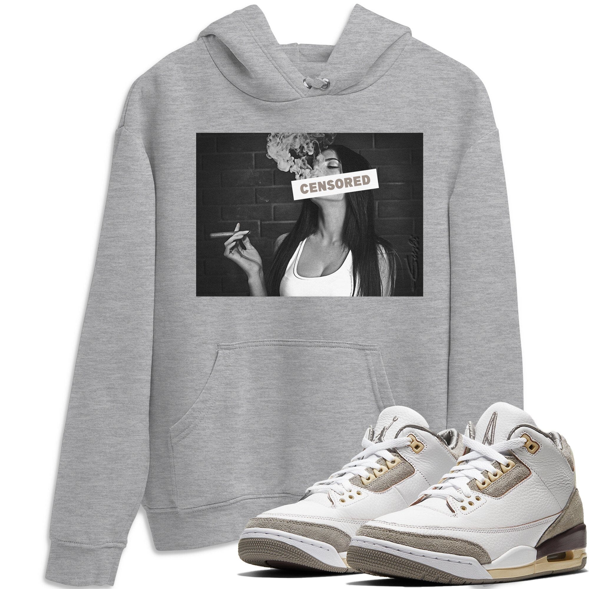 Censored Unisex Tops - Air Jordan 3 A Ma Maniere