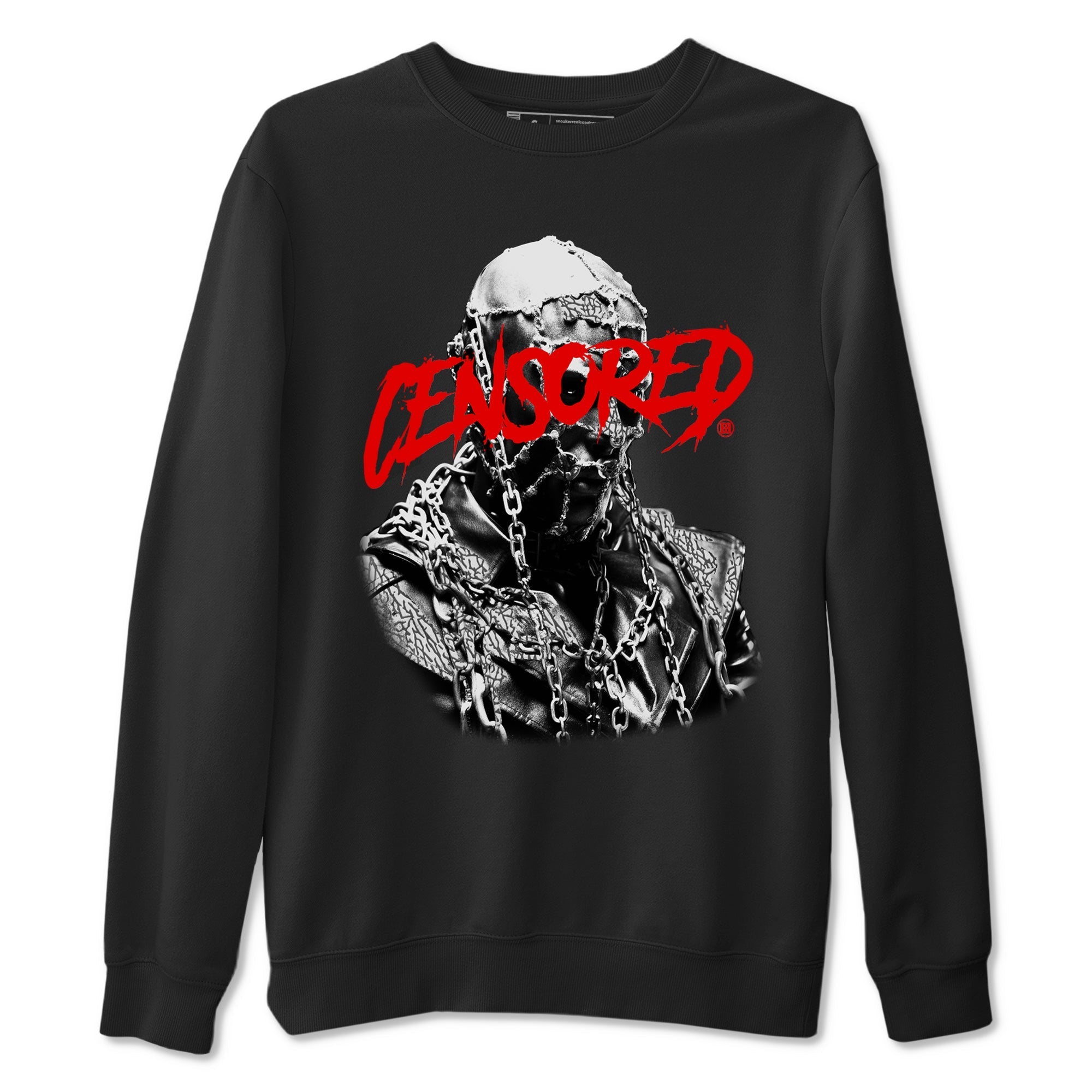 Censored Graphic snkmatch Tees - Air Jordan 3 Black Cement