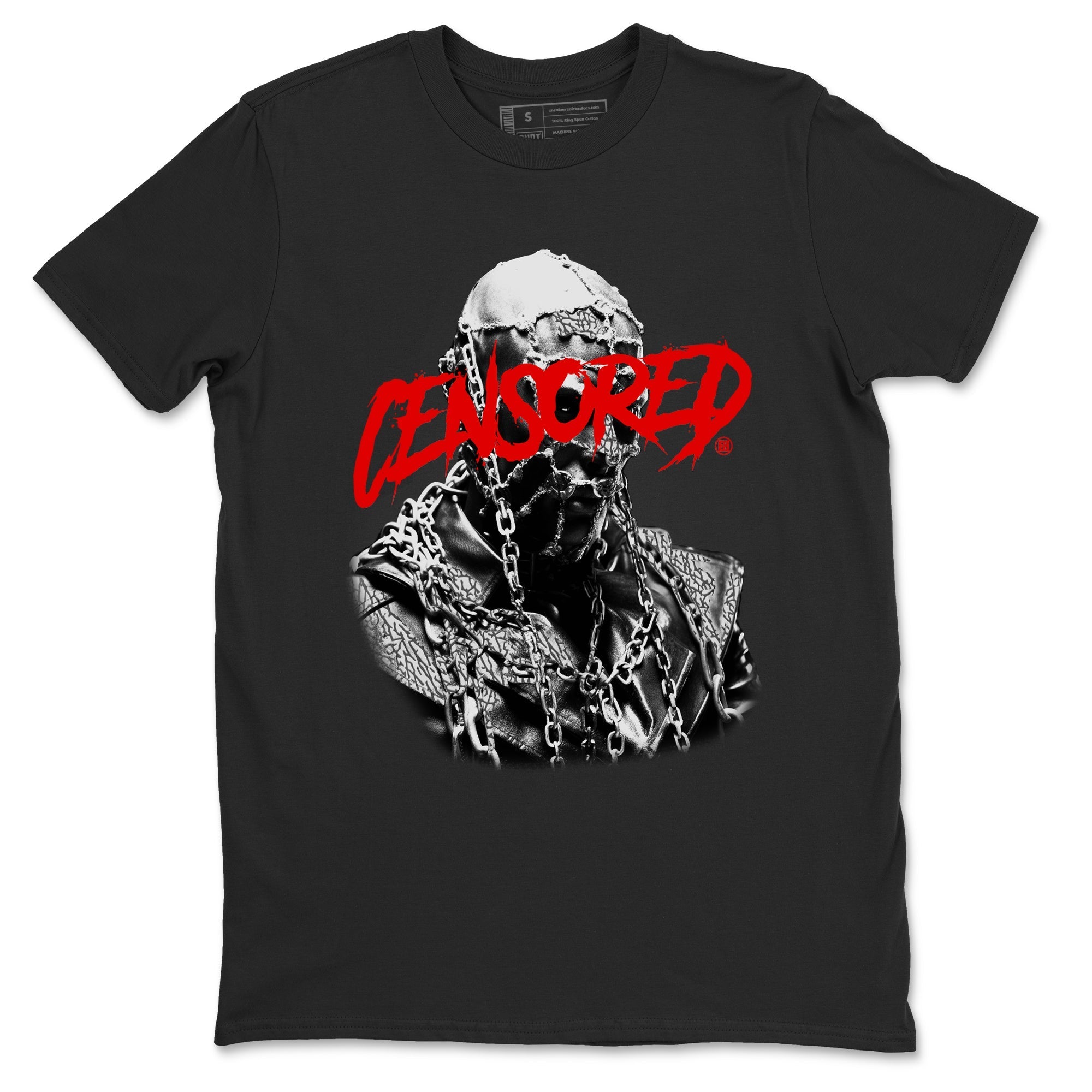 Censored Graphic snkmatch Tees - Air Jordan 3 Black Cement