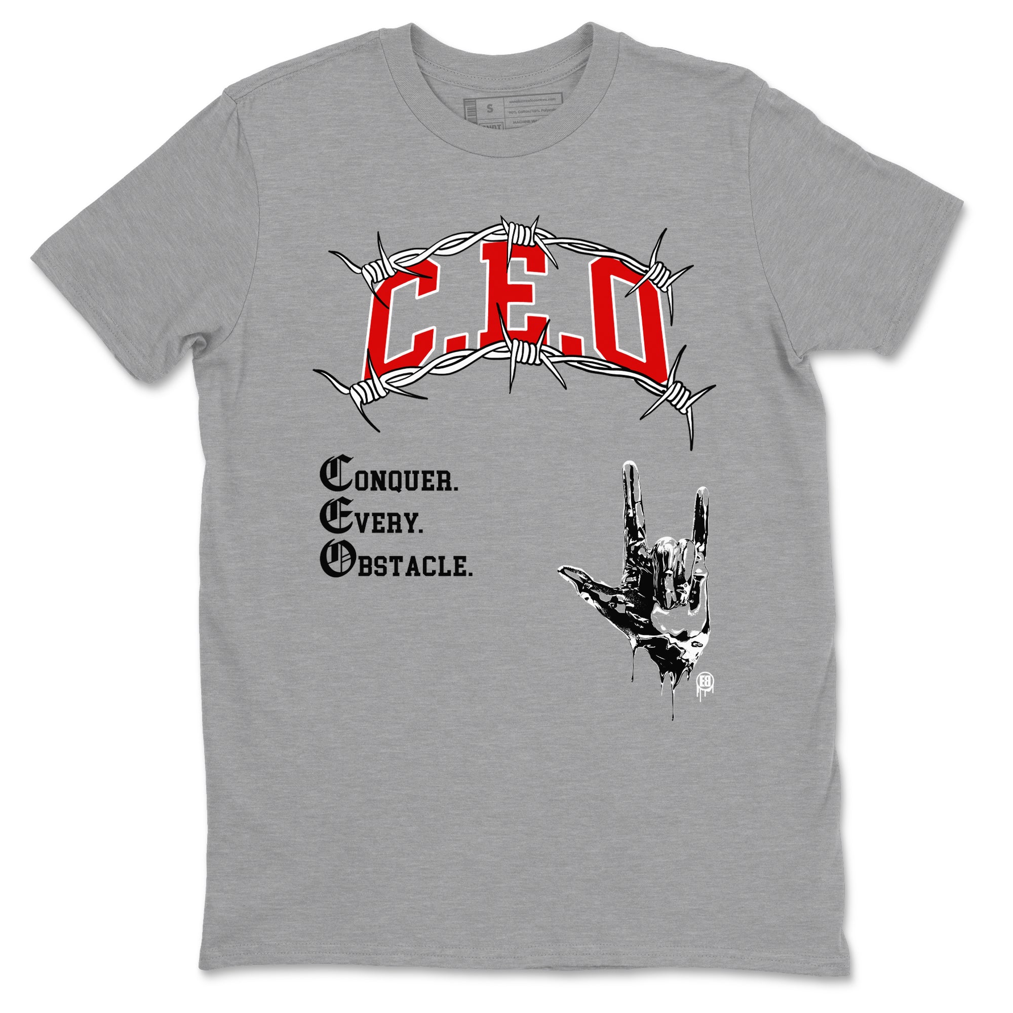 CEO snkmatch Tees - Air Jordan 1 Black Toe Reimagined