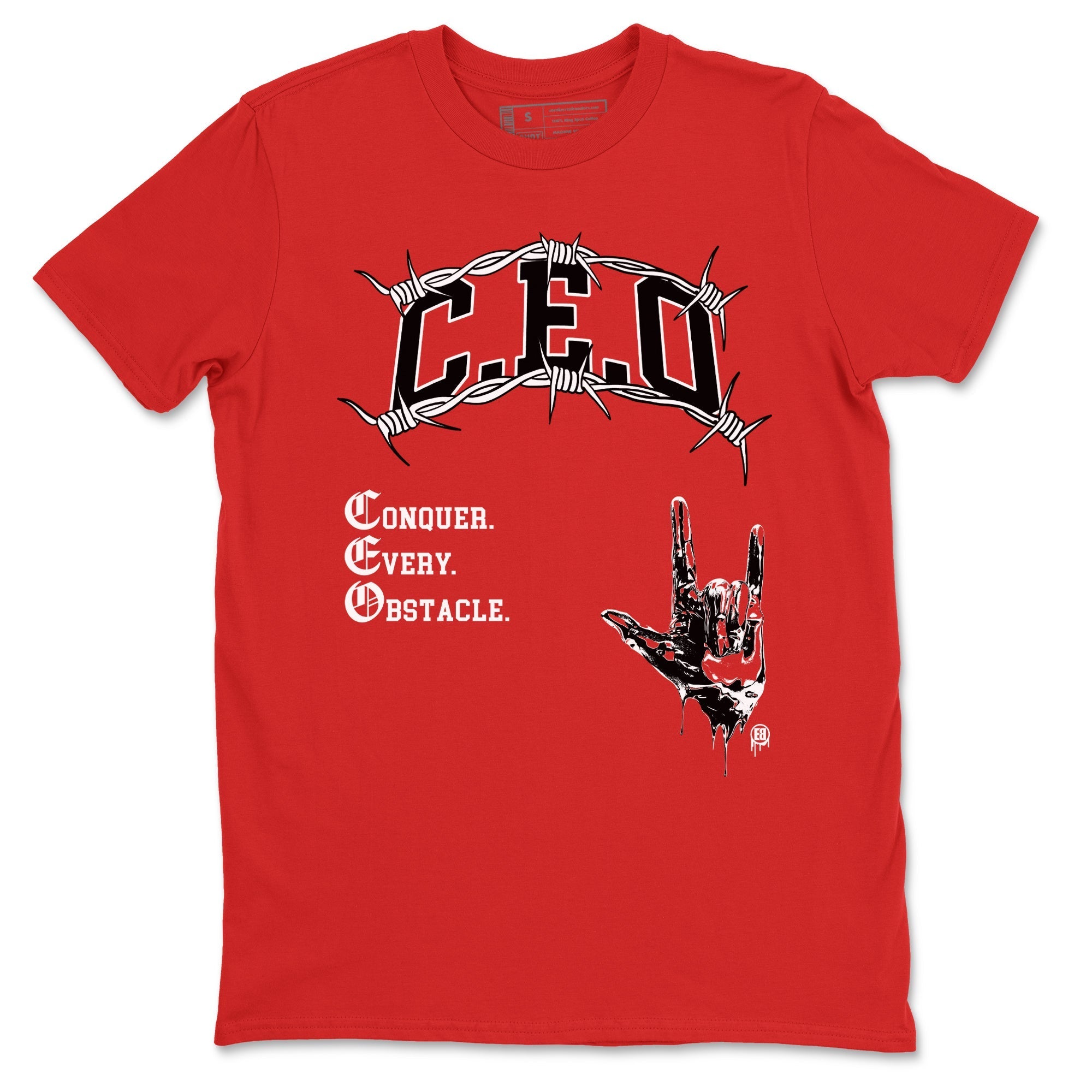 CEO snkmatch Tees - Air Jordan 1 Black Toe Reimagined