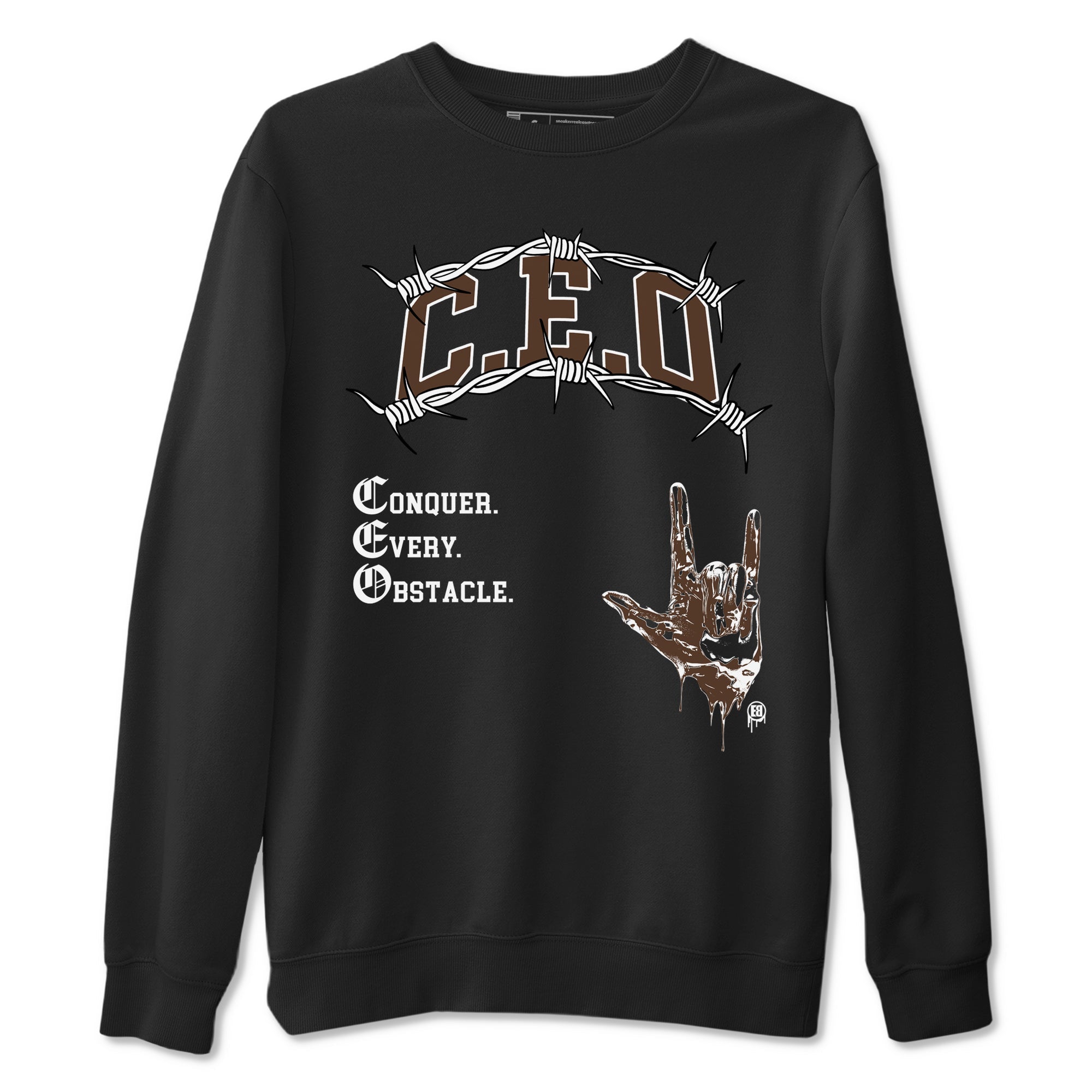 CEO snkmatch Tees - Air Jordan 12 Baroque Brown