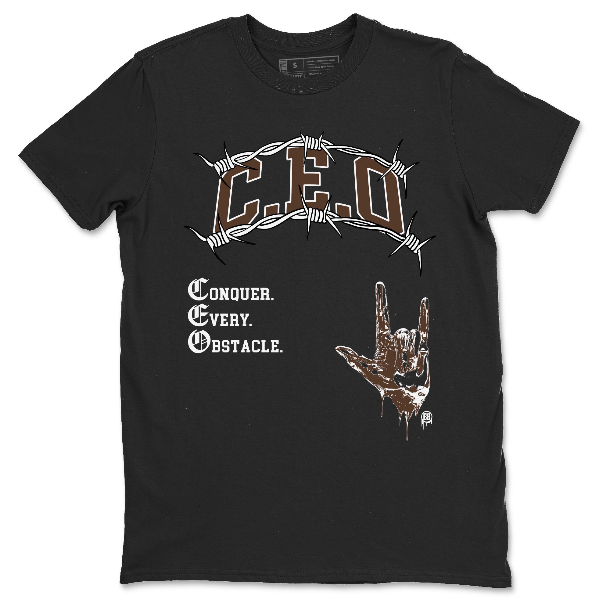 CEO snkmatch Tees - Air Jordan 12 Baroque Brown