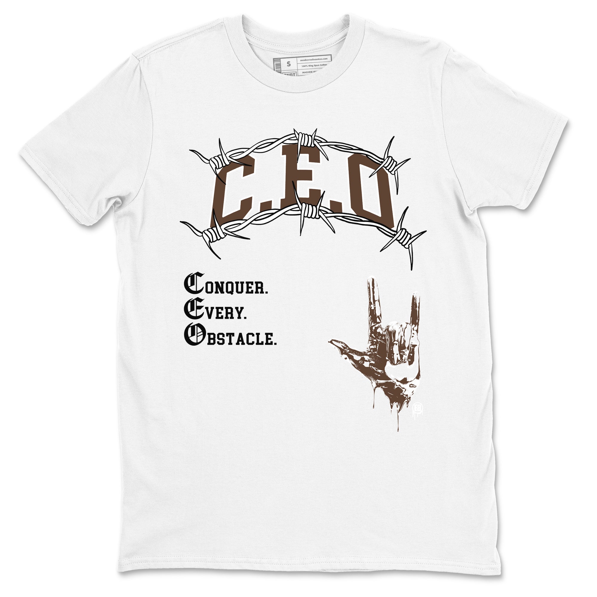 CEO snkmatch Tees - Air Jordan 12 Baroque Brown
