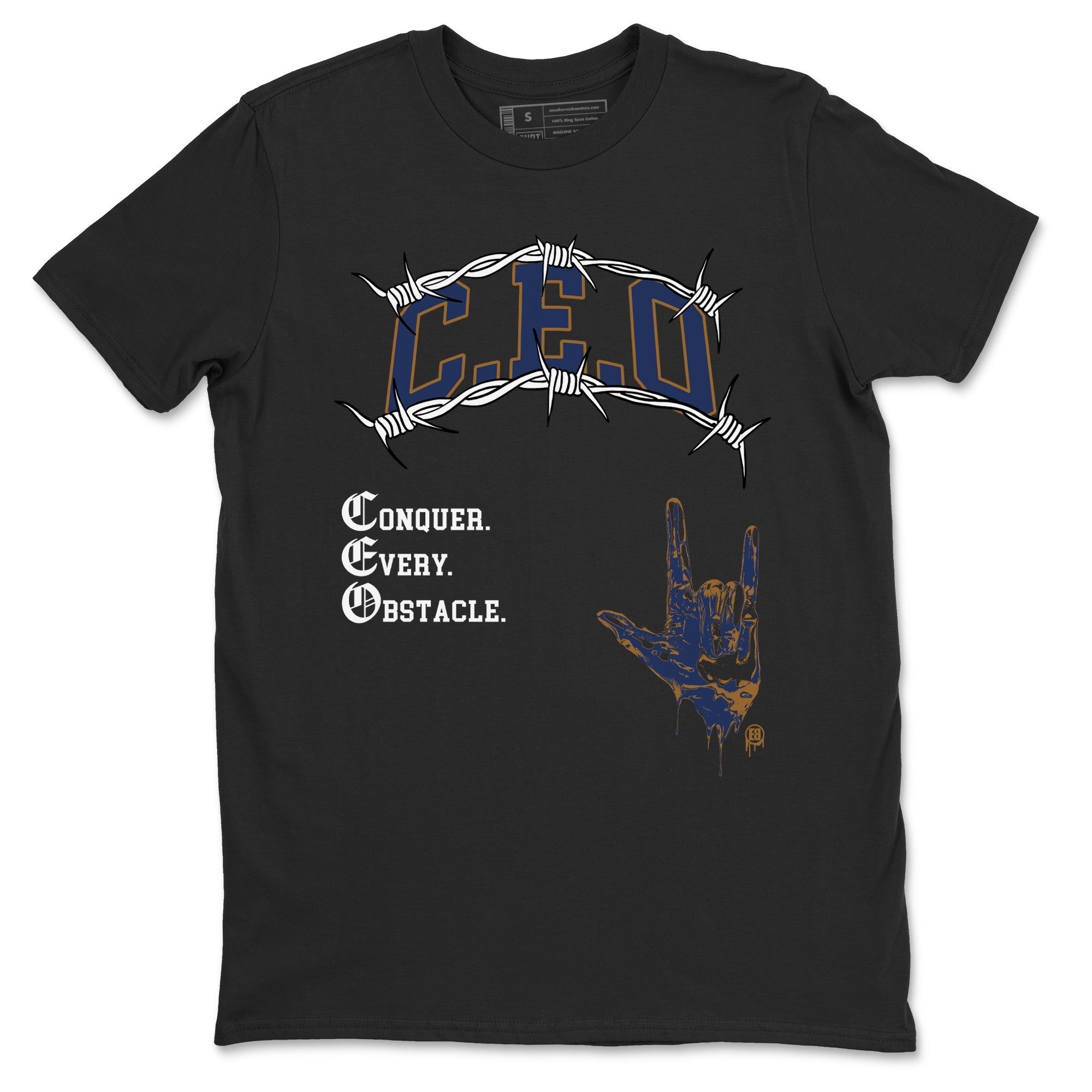CEO snkmatch Tees - Air Jordan 13 Midnight Navy