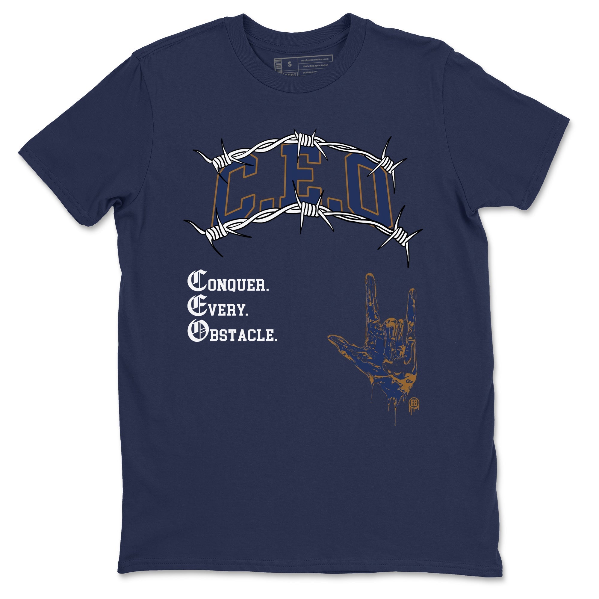 CEO snkmatch Tees - Air Jordan 13 Midnight Navy