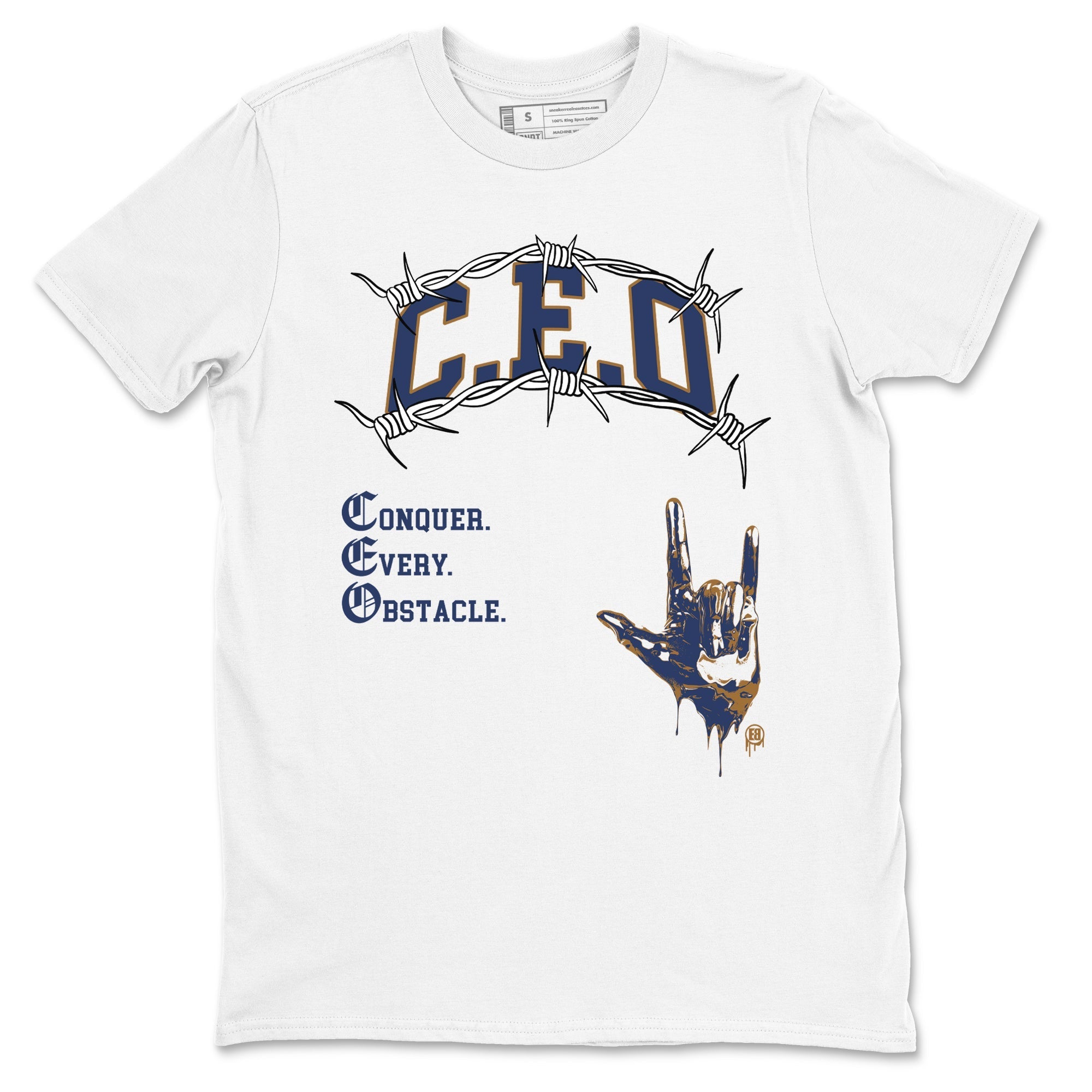 CEO snkmatch Tees - Air Jordan 13 Midnight Navy