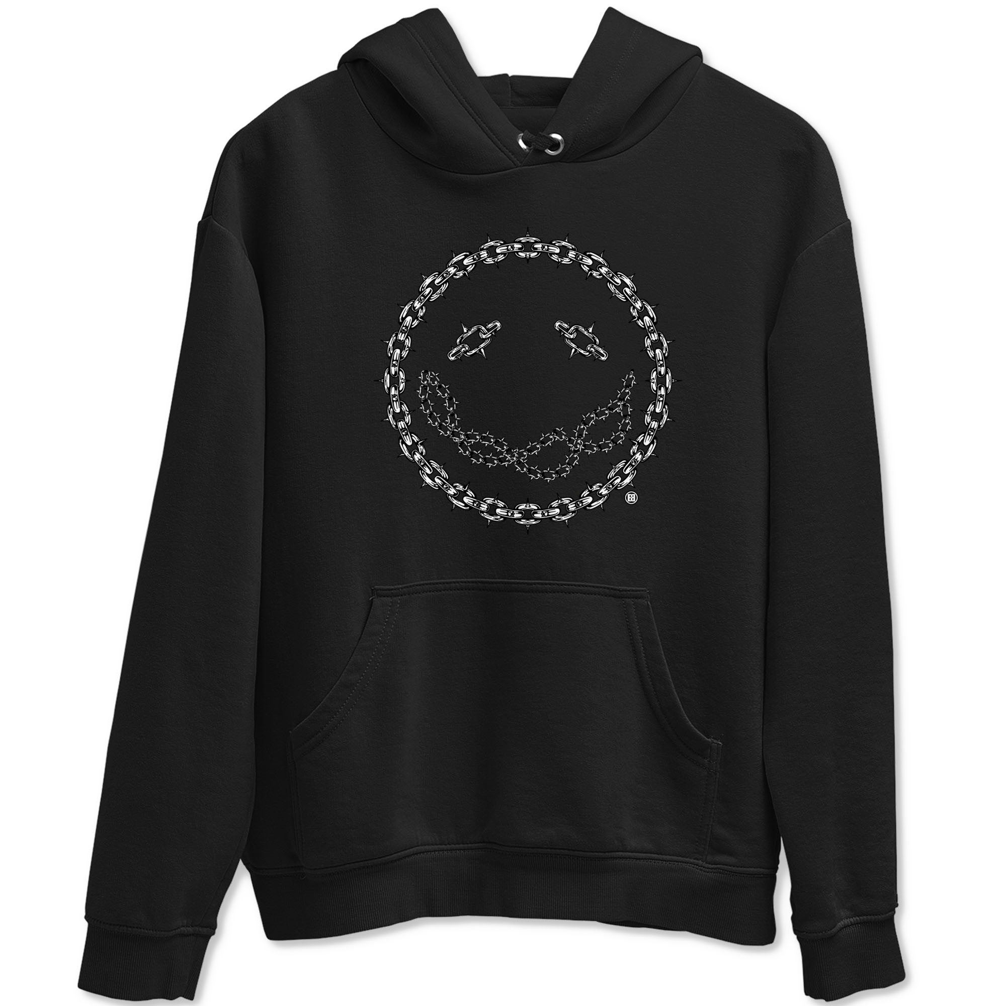 Chain Smile snkmatch Tees - Air Jordan 1 Black White