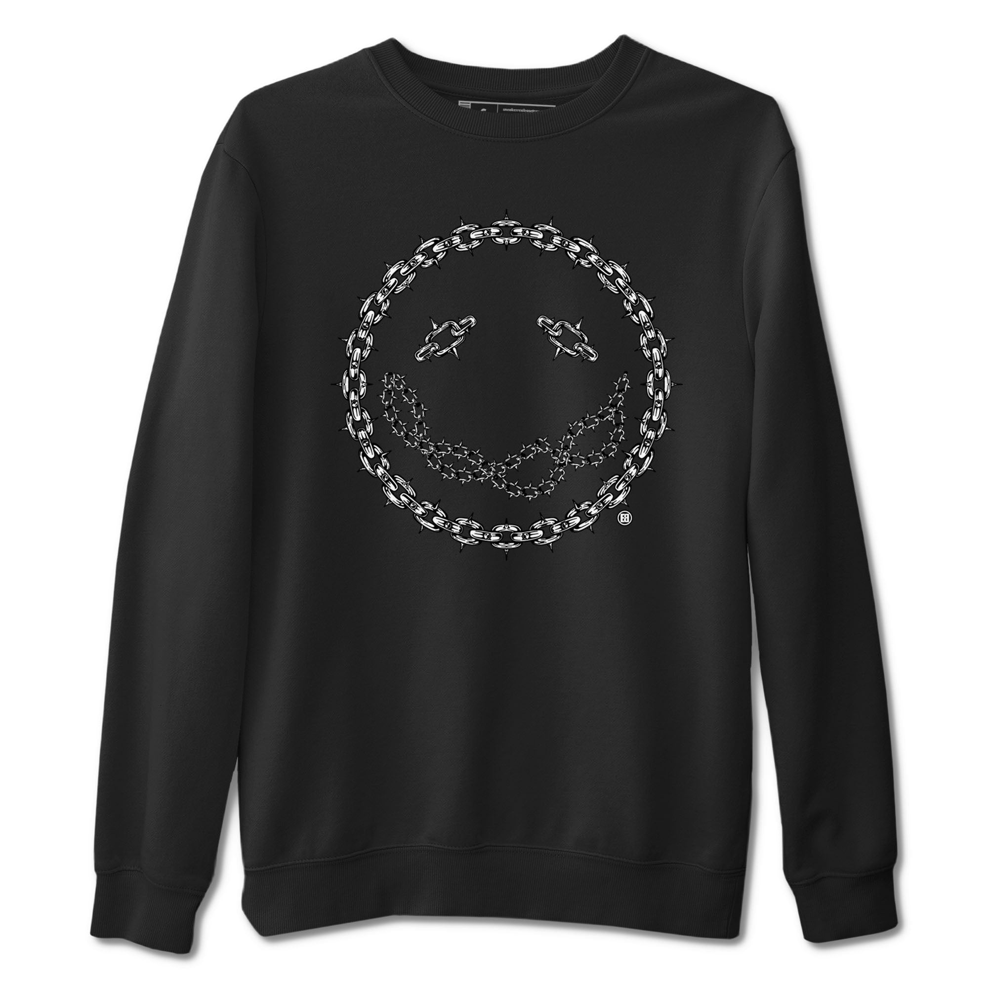 Chain Smile snkmatch Tees - Air Jordan 1 Black White