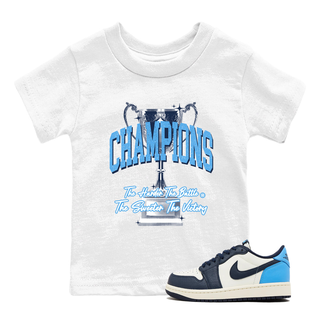 Champions Trophy snkmatch Tees Kids - Air Jordan 1 Obsidian