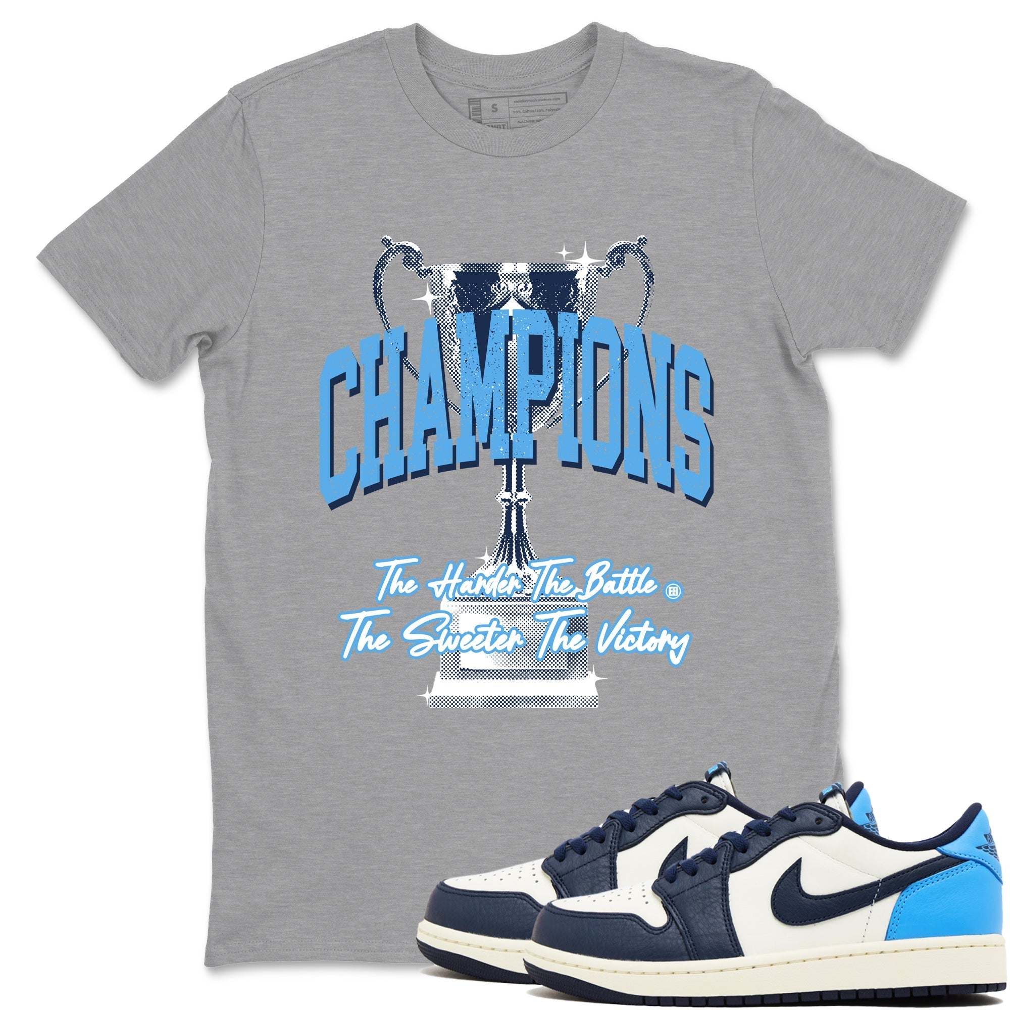 Champions Trophy snkmatch Tees - Air Jordan 1 Obsidian