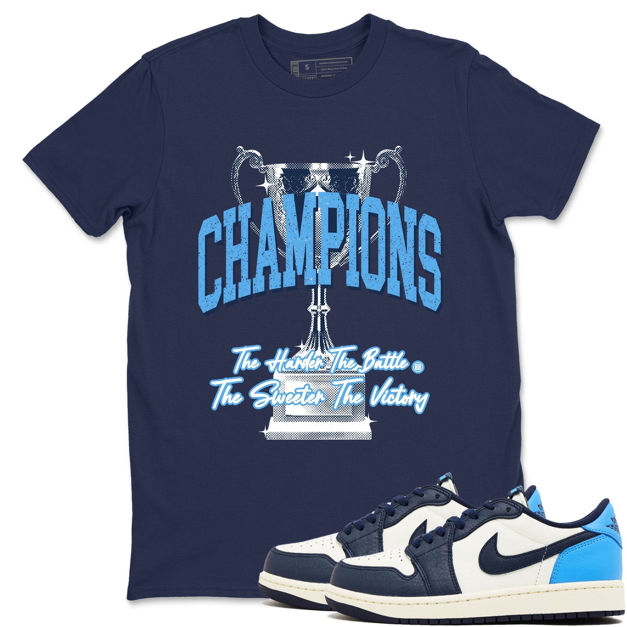 Champions Trophy snkmatch Tees - Air Jordan 1 Obsidian