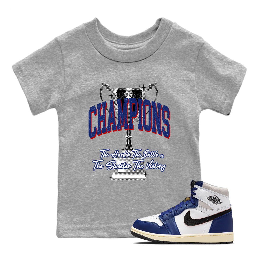 Champions Trophy snkmatch Tees Kids - Air Jordan 1 Rare Air