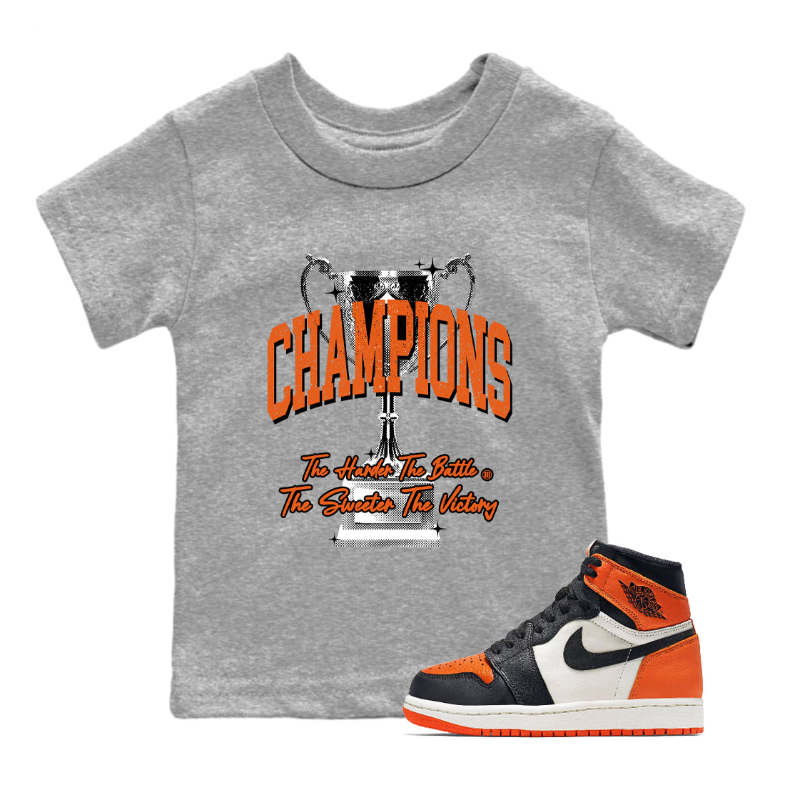 Champions Trophy snkmatch Tees Kids - Air Jordan 1 Shattered Backboard