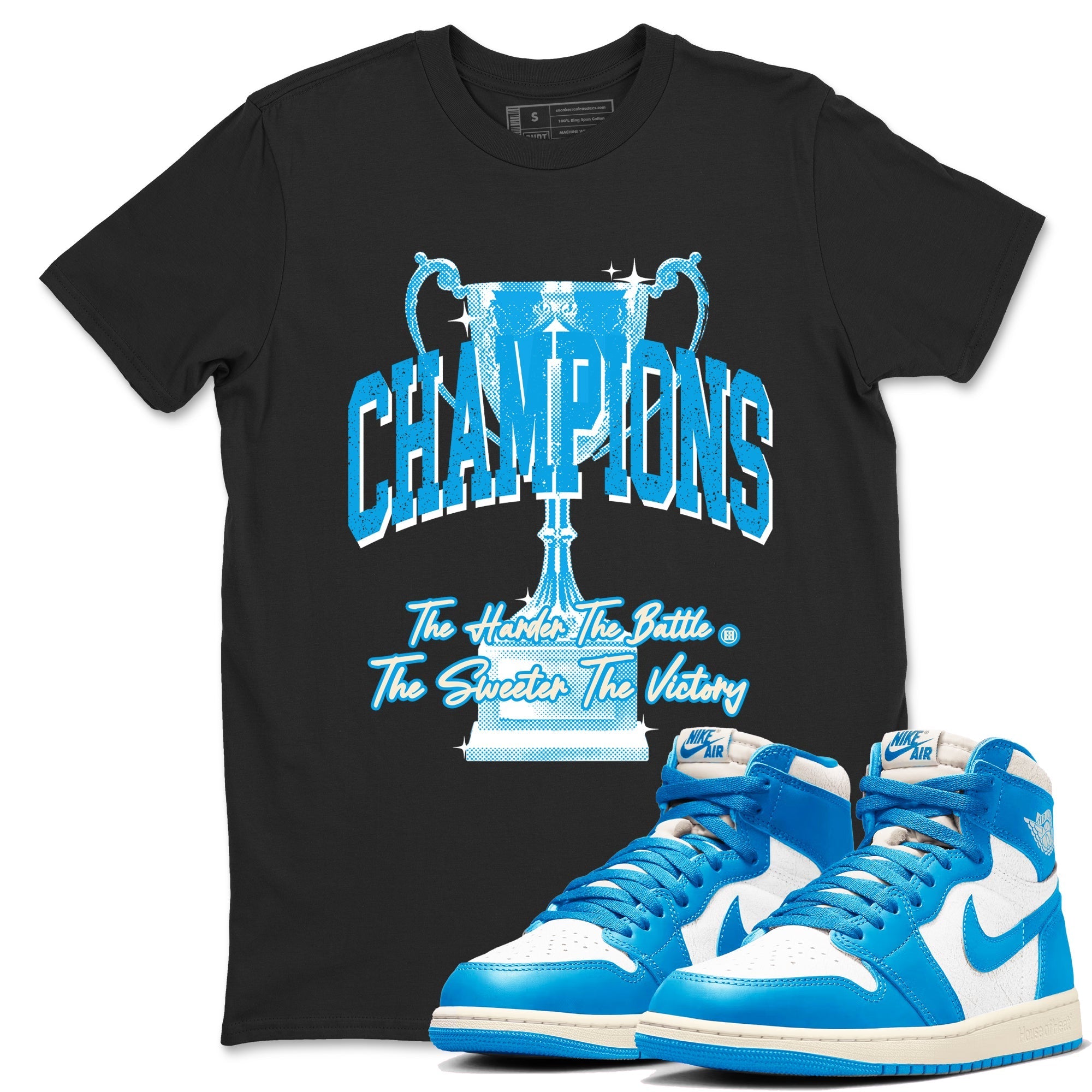 Champions Trophy snkmatch Tees - Air Jordan 1 UNC Reimagined