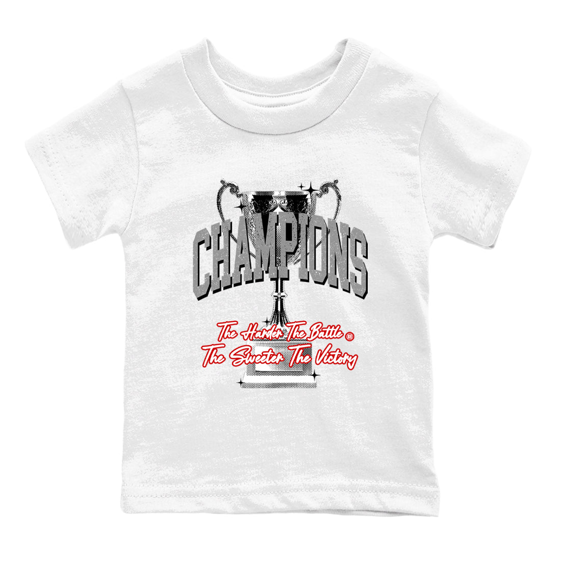 Champions Trophy snkmatch Tees Kids - Air Jordan 4 White Cement