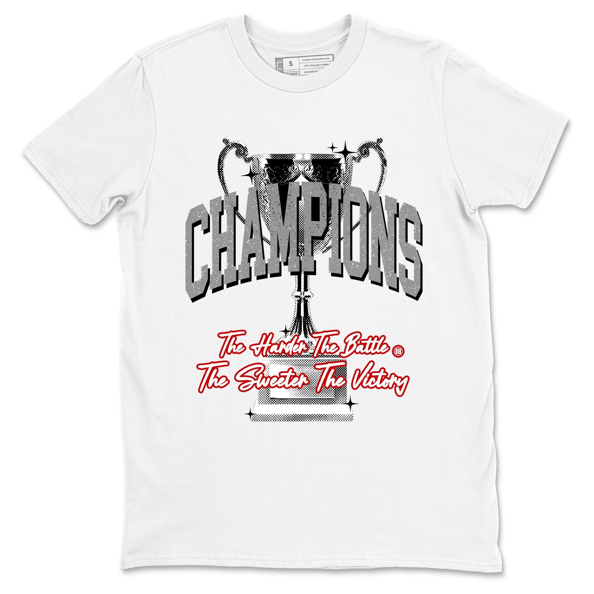 Champions Trophy snkmatch Tees - Air Jordan 4 White Cement