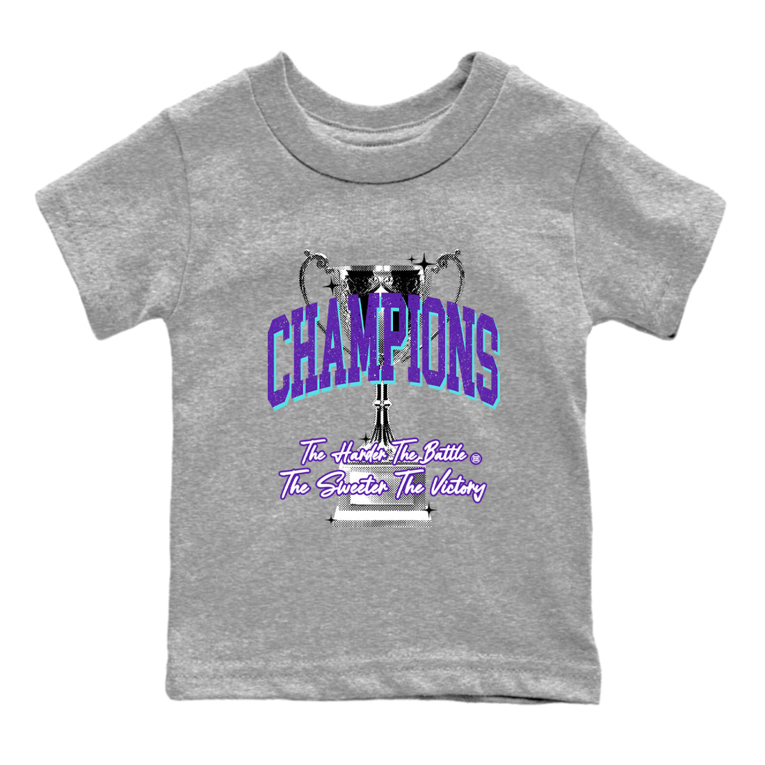 Champions Trophy snkmatch Tees Kids - Air Jordan 5 Grape