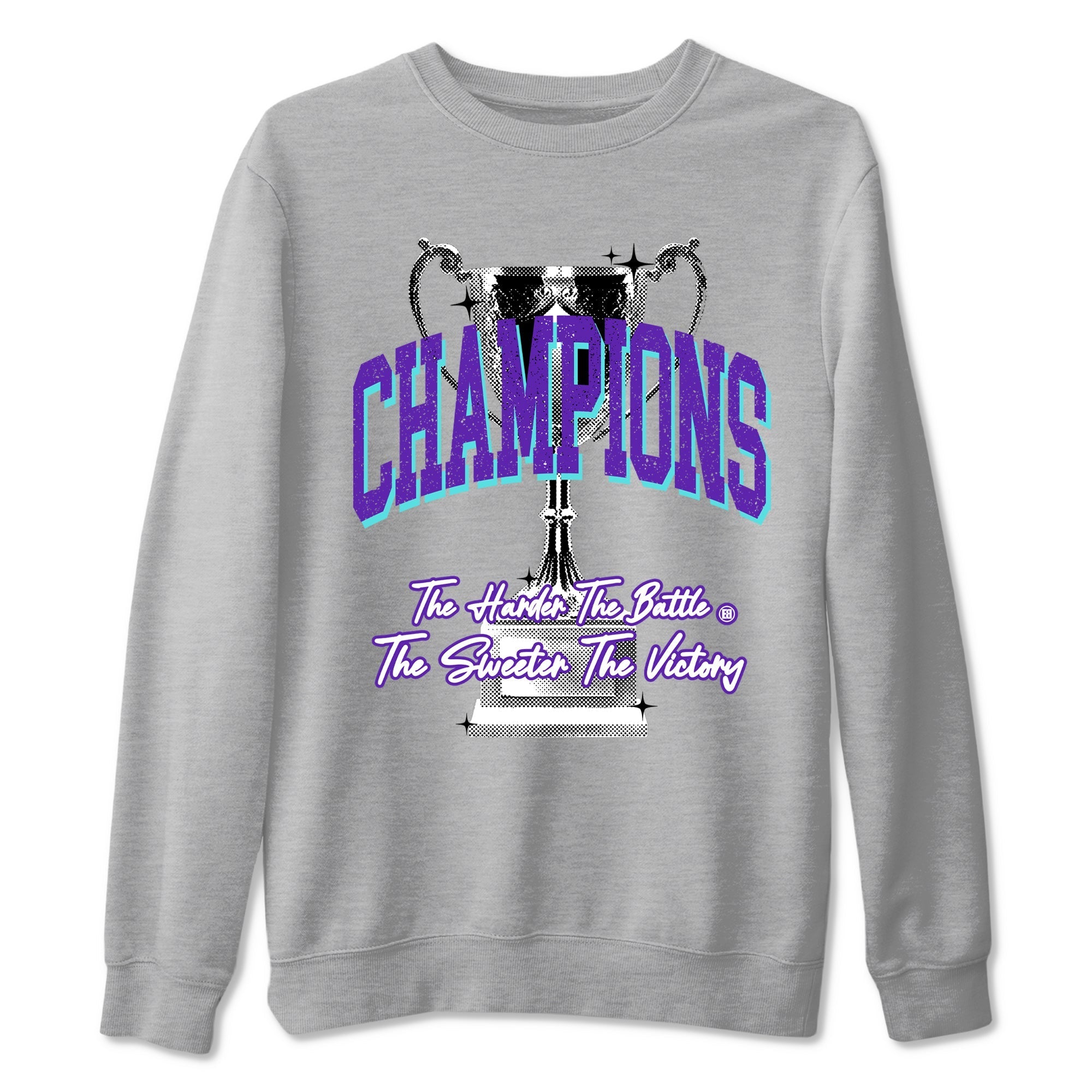 Champions Trophy snkmatch Tees - Air Jordan 5 Grape