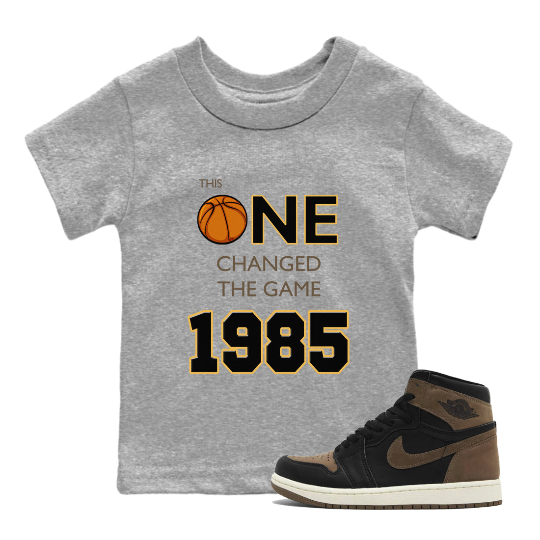 Changed The Game snkmatch Tee Kids - Air Jordan 1 Palomino