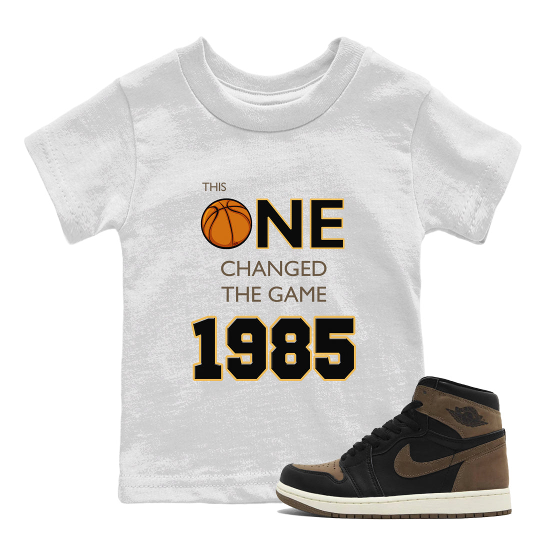 Changed The Game snkmatch Tee Kids - Air Jordan 1 Palomino