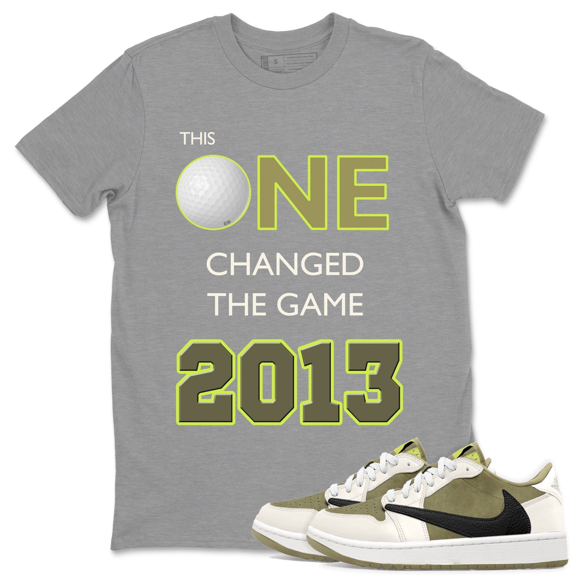 Changed The Game snkmatch Tee - Air Jordan 1 Travis Scott Golf