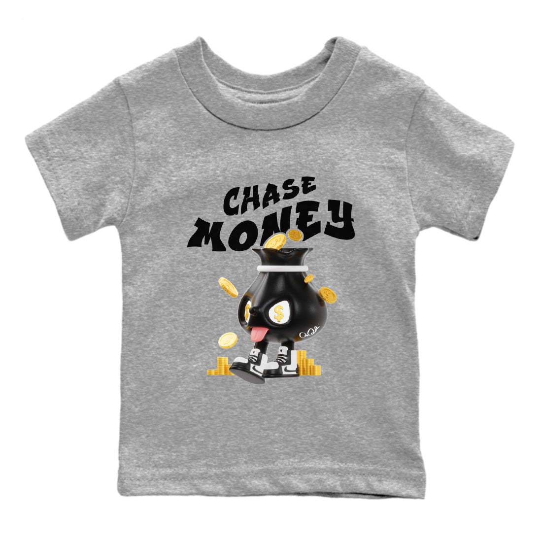 Chase Money snkmatch Tee Kids - Air Jordan 1 Black White