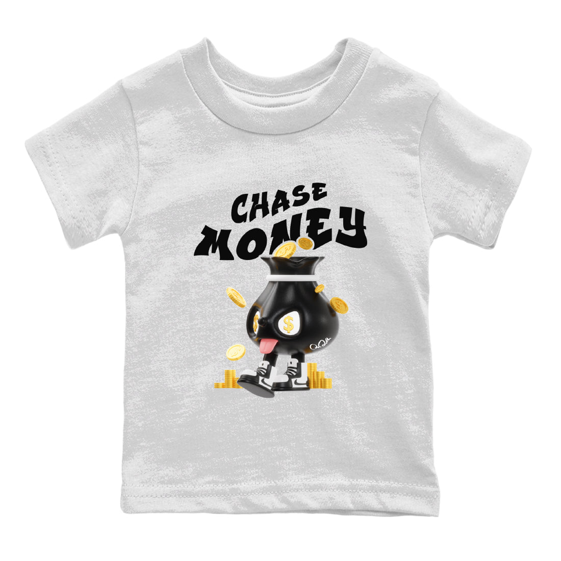 Chase Money snkmatch Tee Kids - Air Jordan 1 Black White