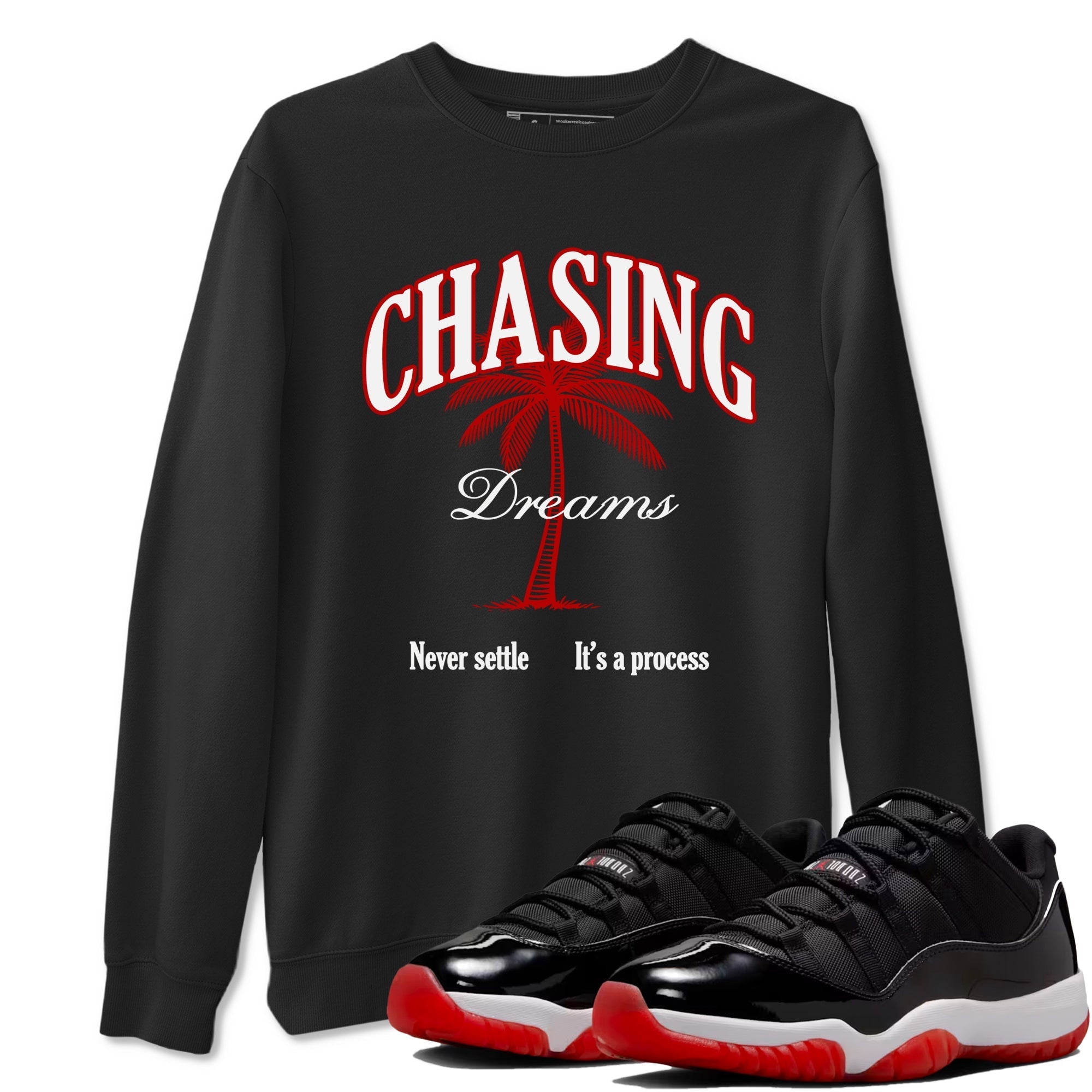 Chasing Dreams snkmatch Tees - Air Jordan 11 Bred
