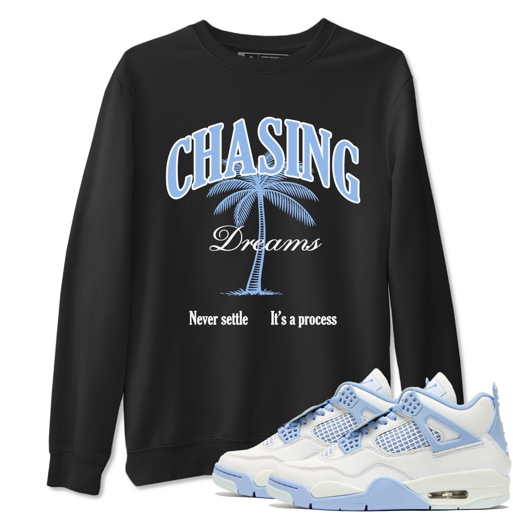Chasing Dreams snkmatch Tees - Air Jordan 4 Forget Me Not