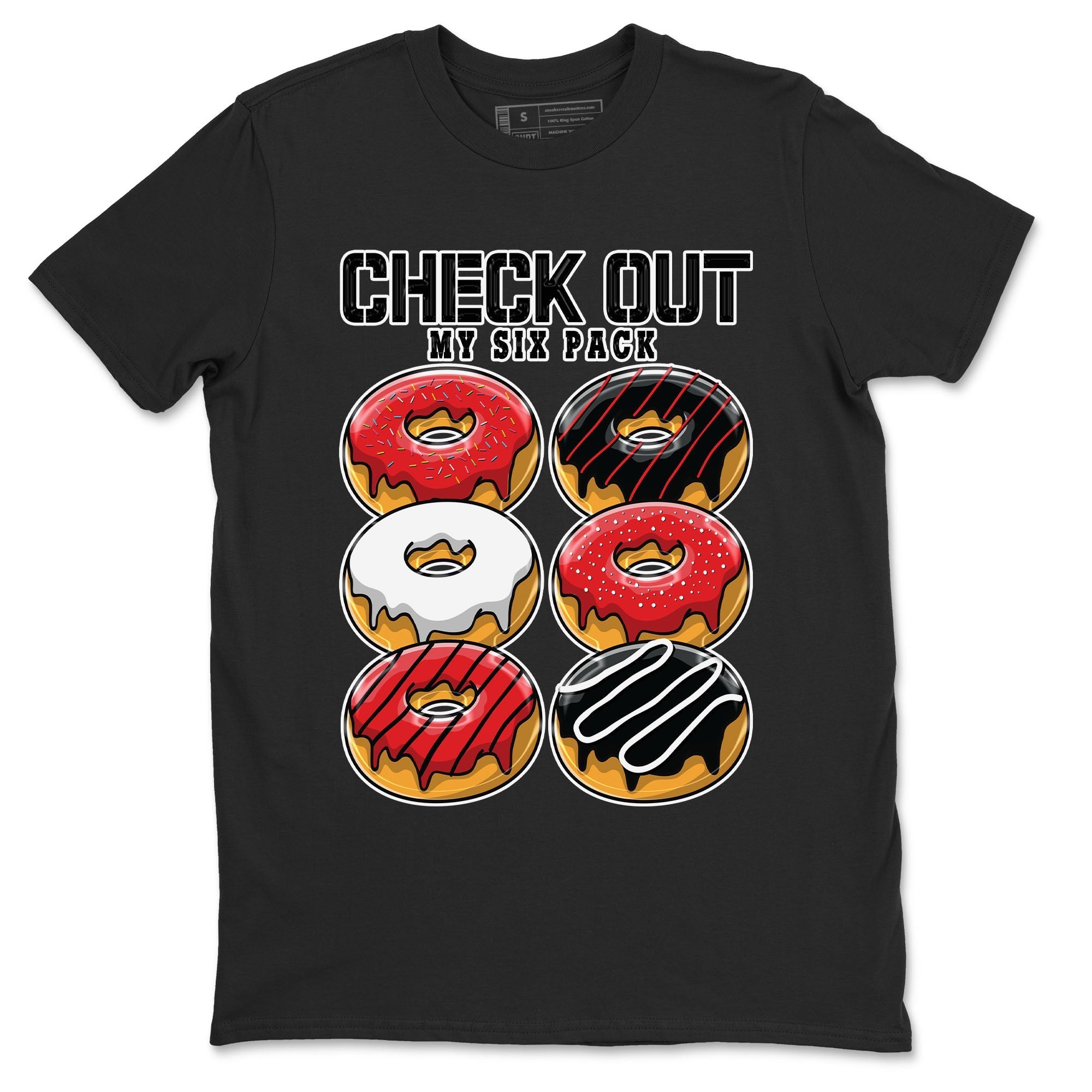 Check Out My Six Pack snkmatch Tee - Air Jordan 1 Satin Bred