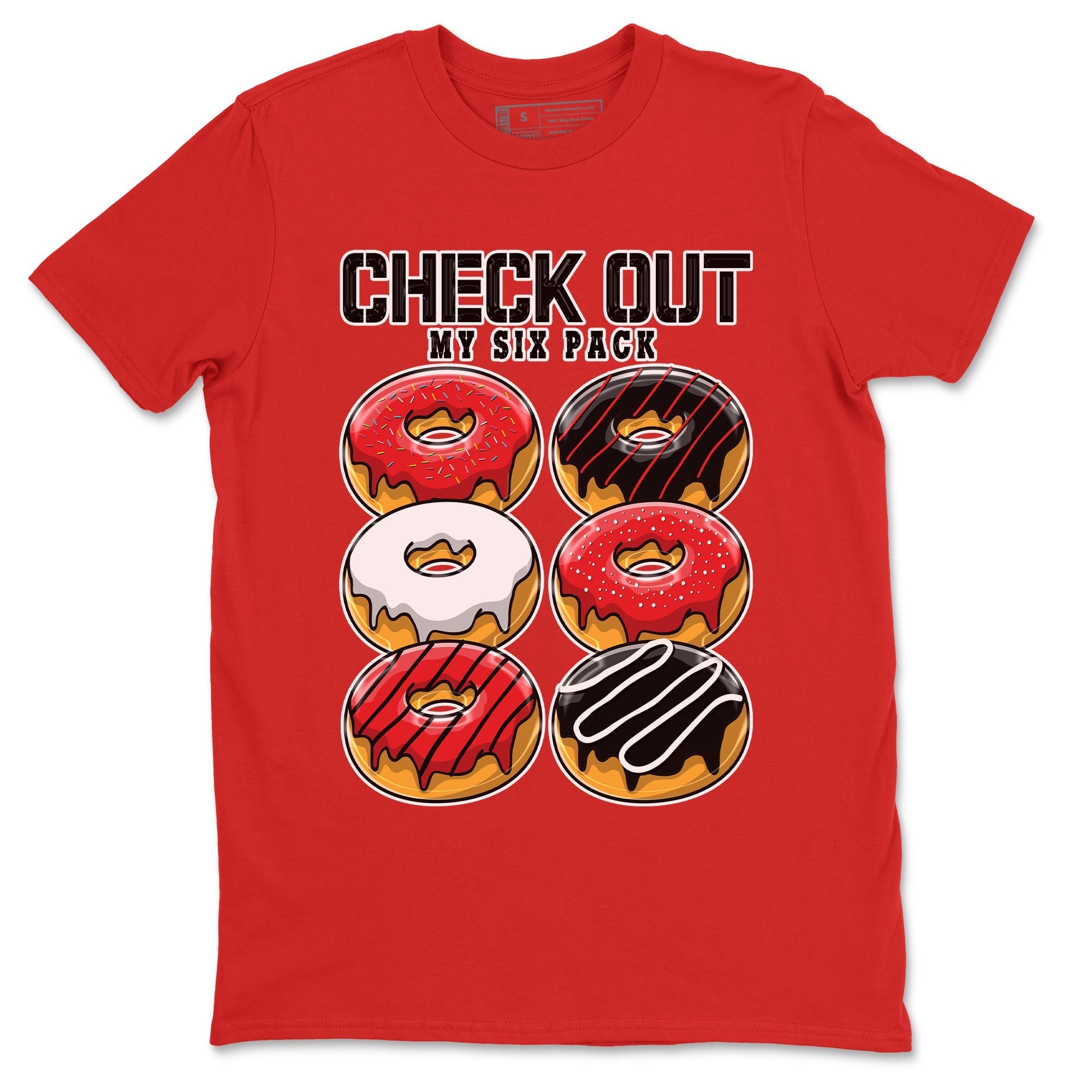 Check Out My Six Pack snkmatch Tee - Air Jordan 1 Satin Bred